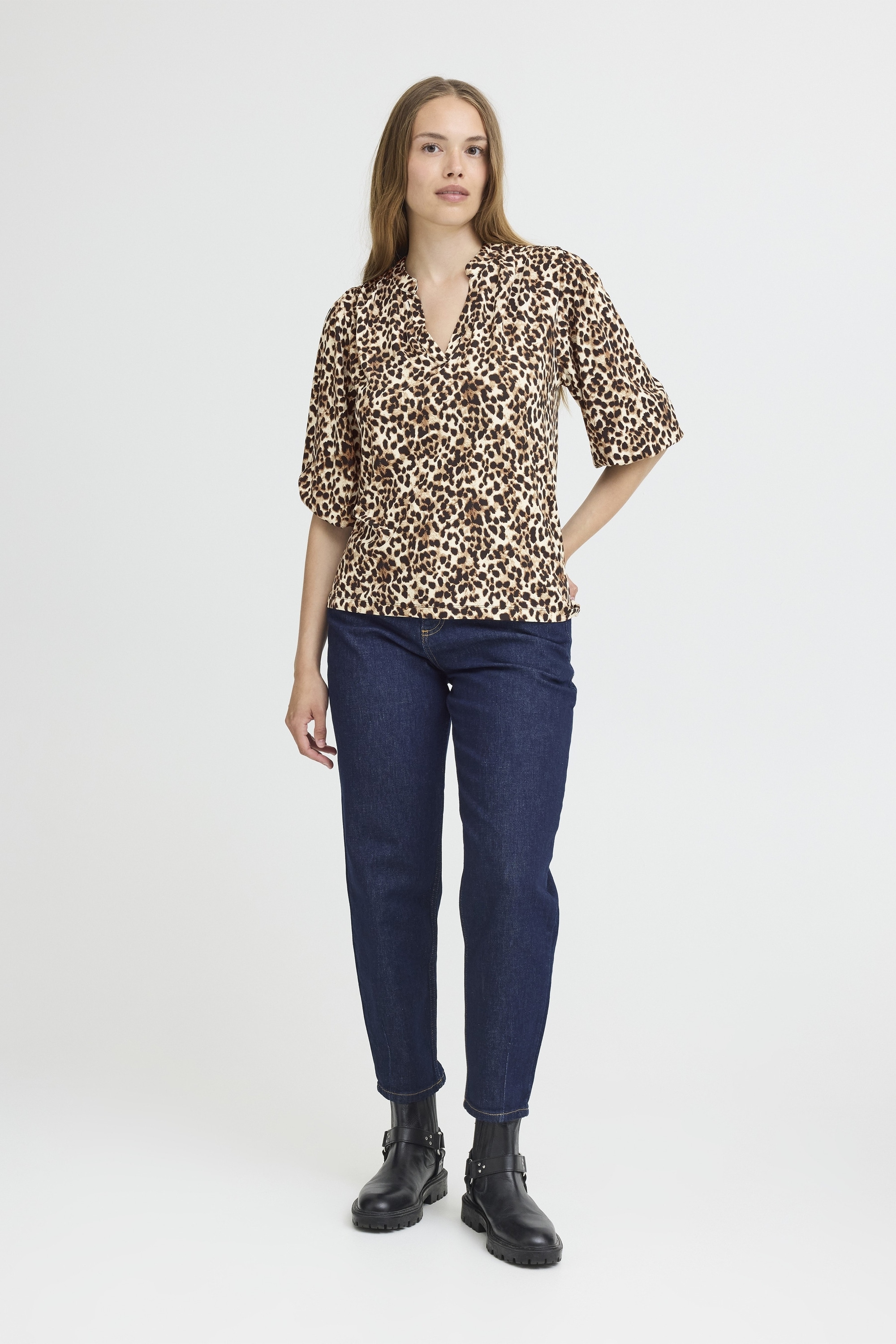 Pulz Jeans Kurzarmbluse »Kurzarm-Bluse PZCHARLOTTE«