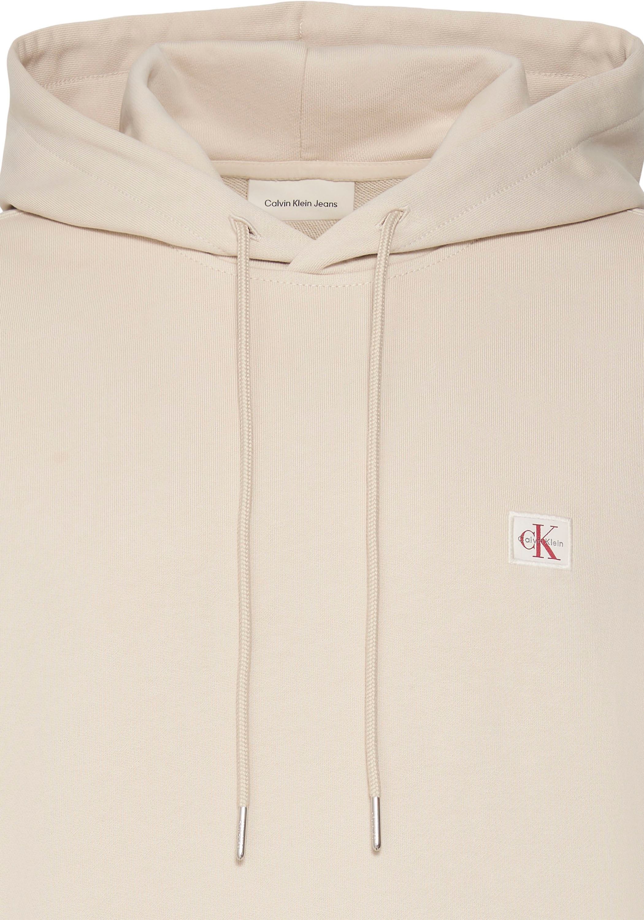 Calvin Klein Jeans Kapuzensweatshirt »400GSM TERRY BADGE HOODIE«, Mit Rundhalsausschnitt

