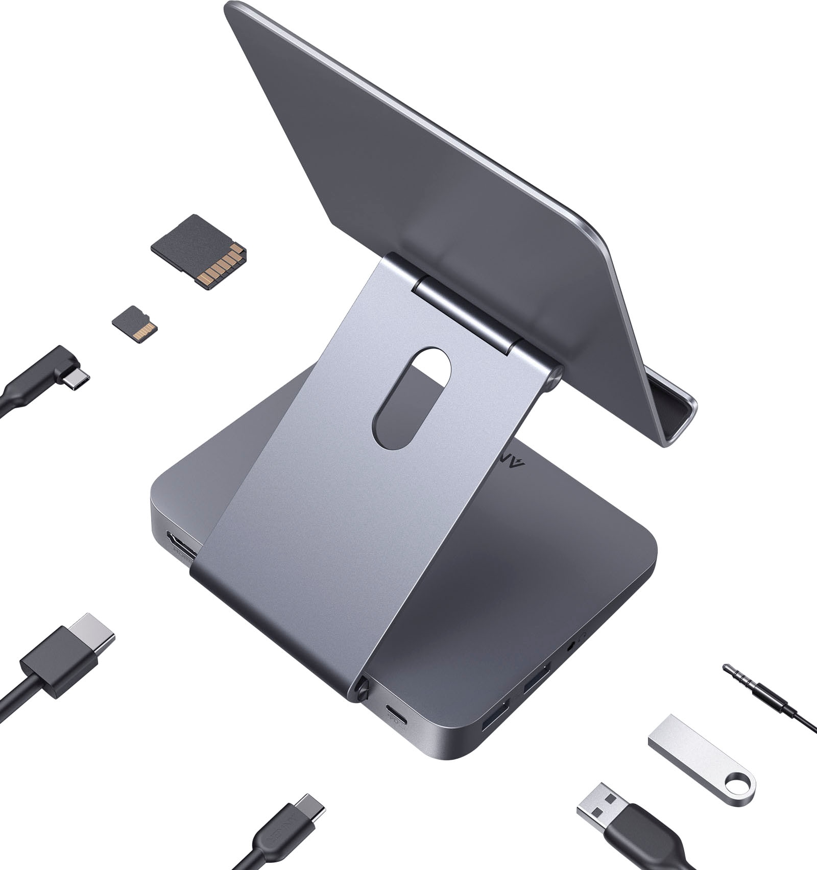 Anker USB-Ladegerät »551 USB-C-Hub (8-in-1, Tablet-Ständer)« ➥ 3 Jahre XXL  Garantie