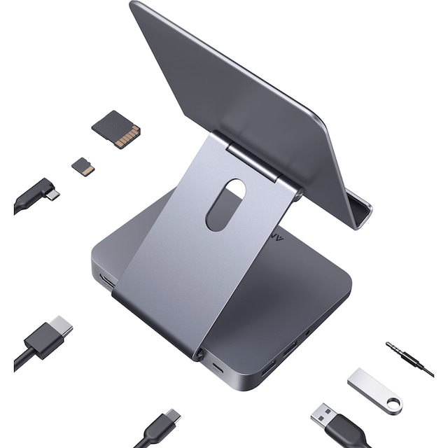 Anker USB-Ladegerät »551 USB-C-Hub (8-in-1, Tablet-Ständer)« ➥ 3 Jahre XXL  Garantie
