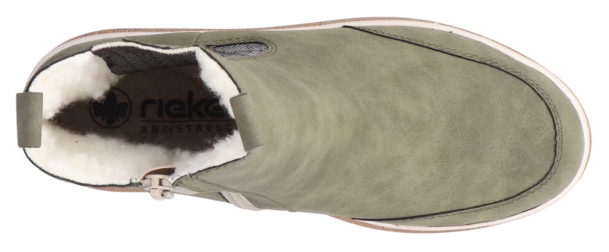Rieker Chelseaboots  Plateauboots, Winterboots mit Anziehlaschen, Warmfutter