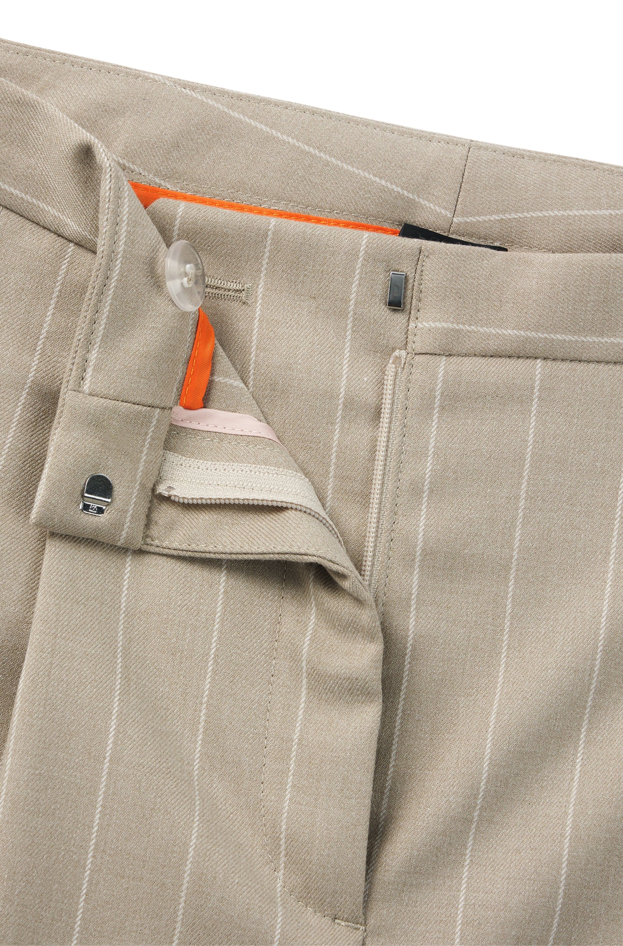 BOSS ORANGE Webhose »Tostie Premium Damenmode«, mit Nadelstreifen