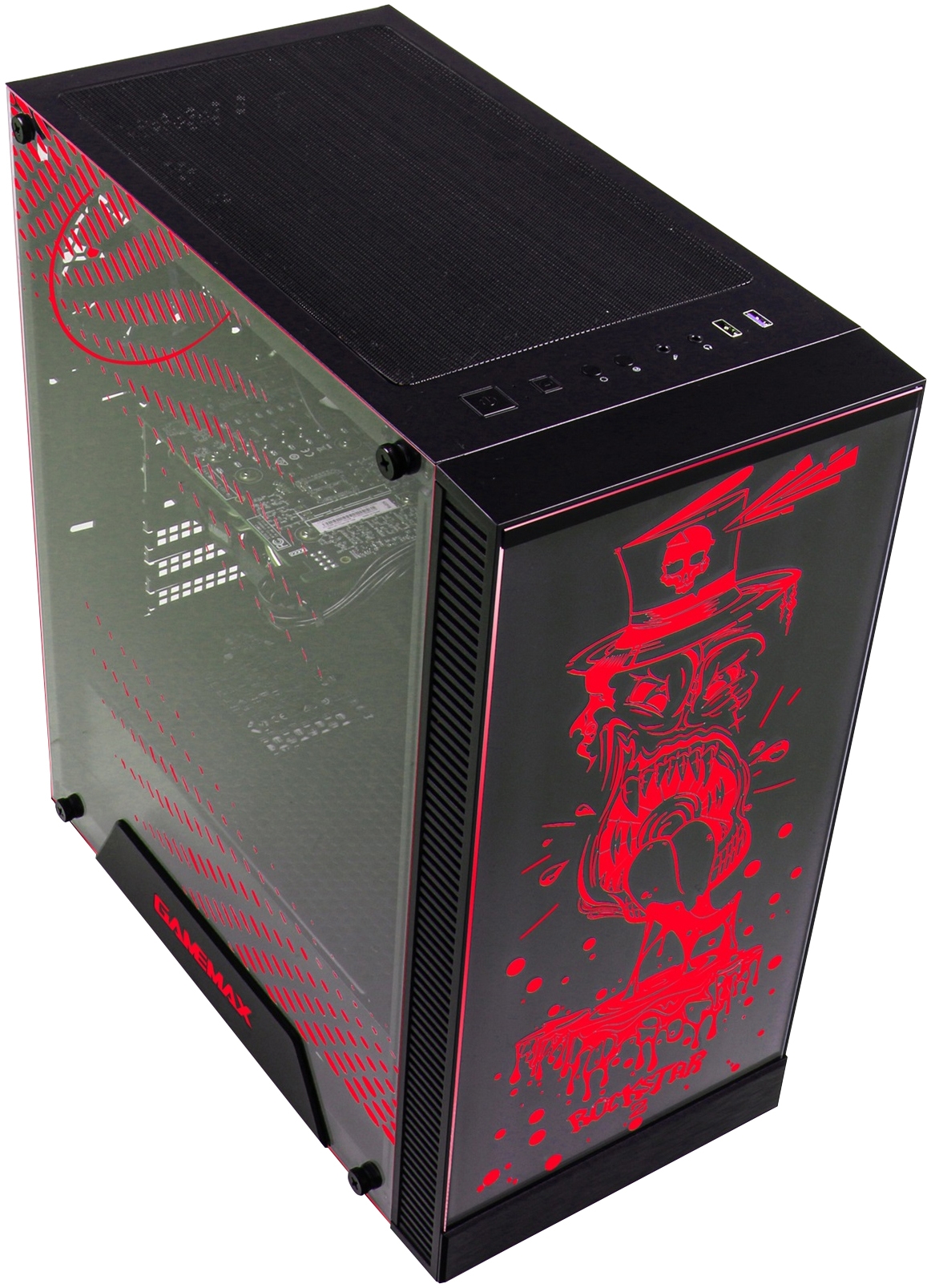 GAMEMAX Gaming-PC-Komplettsystem »GigaDeal Striker 2793 AMD Ryzen 5 7500F 16GB DDR5 1TB SSD RX 9070« 32 ″ AMD Ryzen 5 Radeon™ RX 9070 16 GB RAM 1.000 GB SSD Windows 11, DDR5 RAM + Gigabyte GS32QCA LED-Monitor Curved, 80 cm 32"