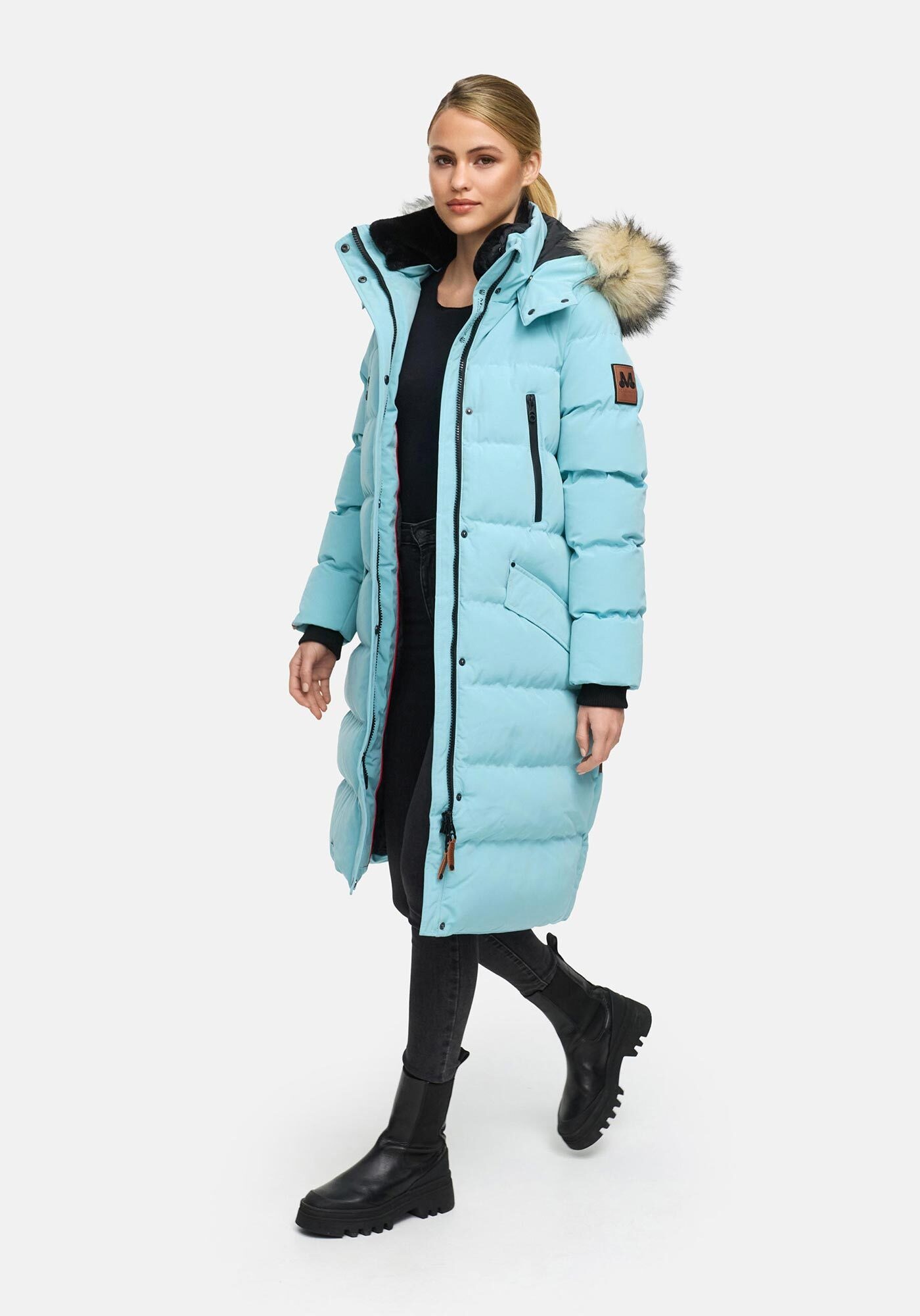 Marikoo Winterjacke »Marikoo Schneesternchen Damen Winter Steppjacke B890«