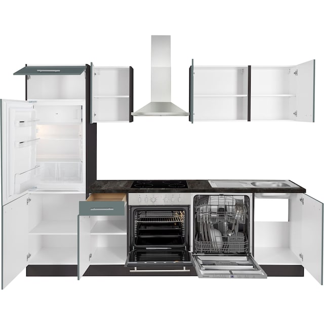 OPTIFIT Küchenzeile »Malika«, Breite 270 cm, mit Hanseatic-E-Geräten auf  Raten bestellen