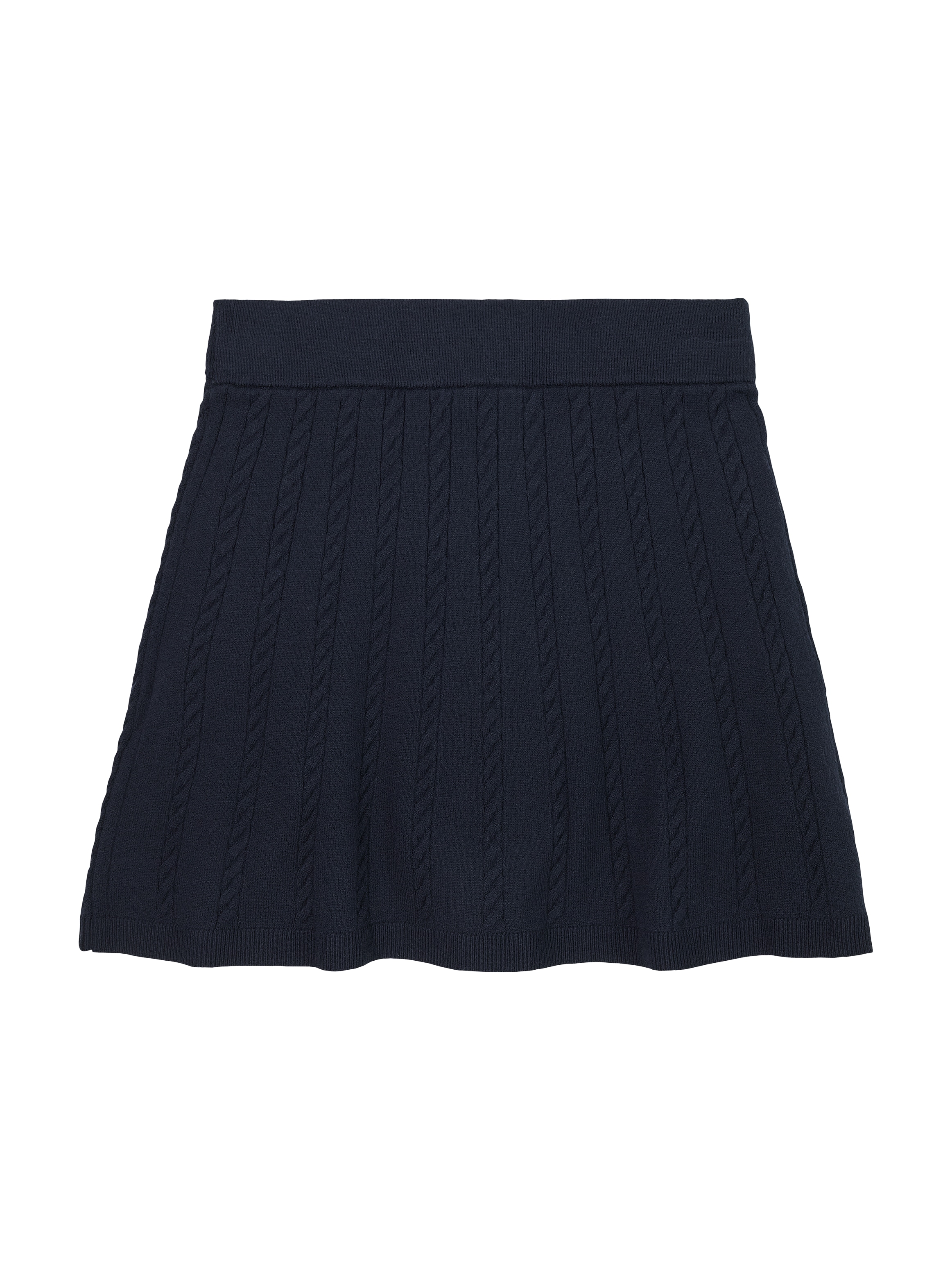 Tommy Hilfiger Strickrock »MINI CABLE SKIRT« mit kleinem Zopfmuster