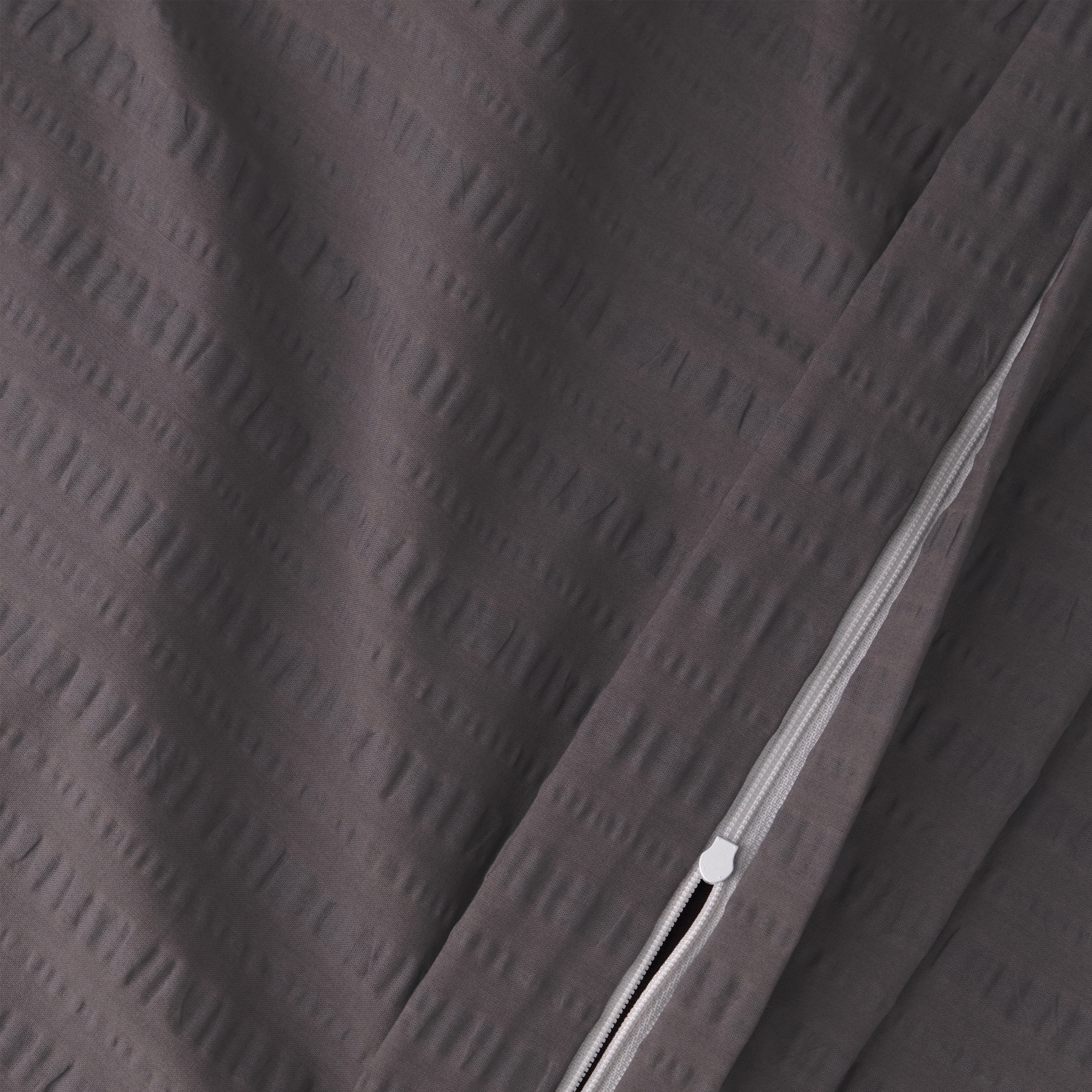 Florella Bettwäsche »UNI schiefer AVANCE Seersucker,  100% Baumwolle«