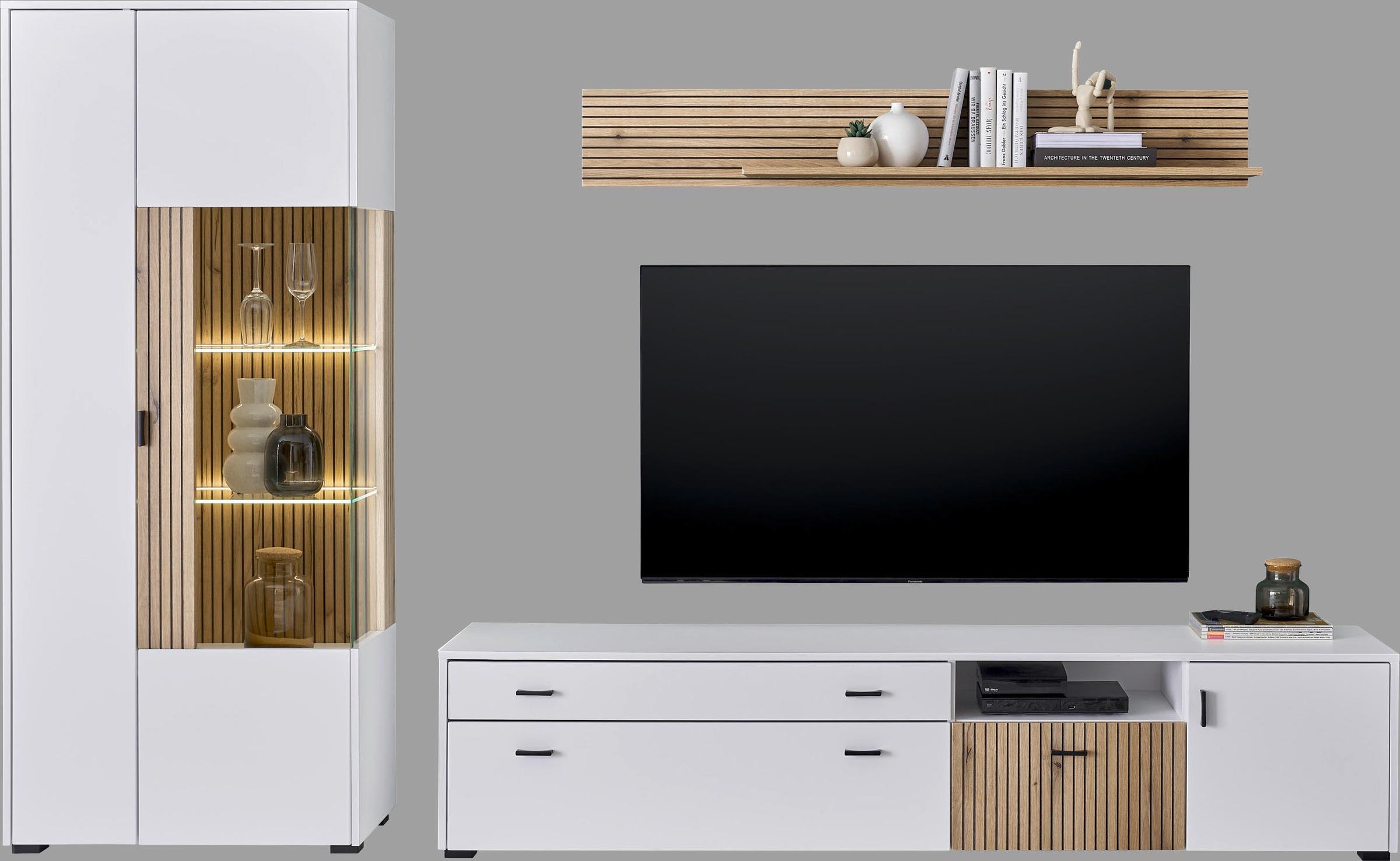 Home affaire Wohnwand »HUDSON« Set, 3 Stk. tlg.