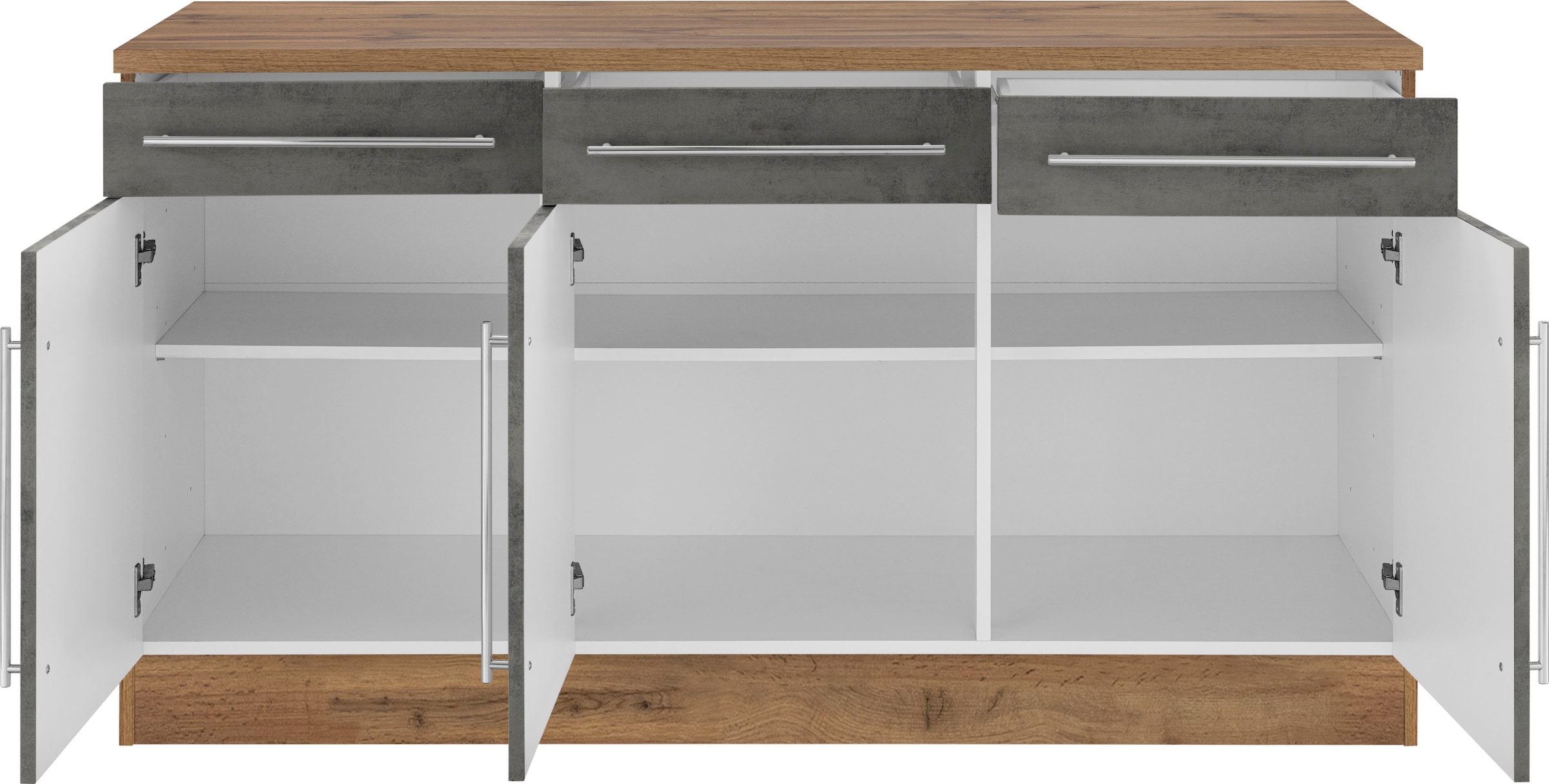 KOCHSTATION Unterschrank »KS-Samos«, Breite 150 cm