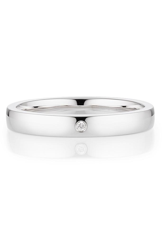 Bruno Banani Trauring »Schmuck Geschenk, Ehering Hochzeit Damenring Herrenring«, wahlweise mit oder ohne Brillant, Made in Germany