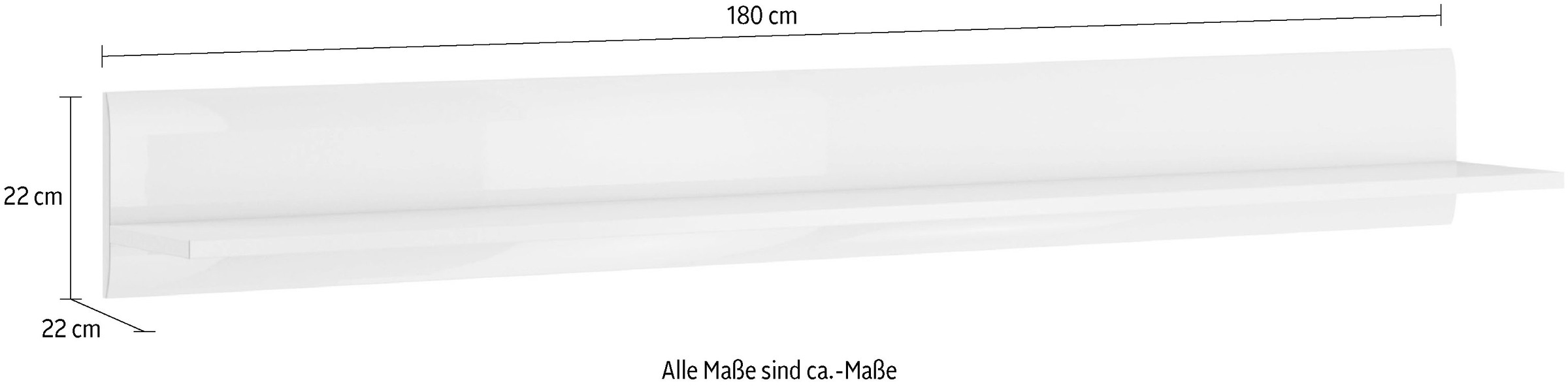 INOSIGN Wandboard »Tulsa«, Breite 180 cm