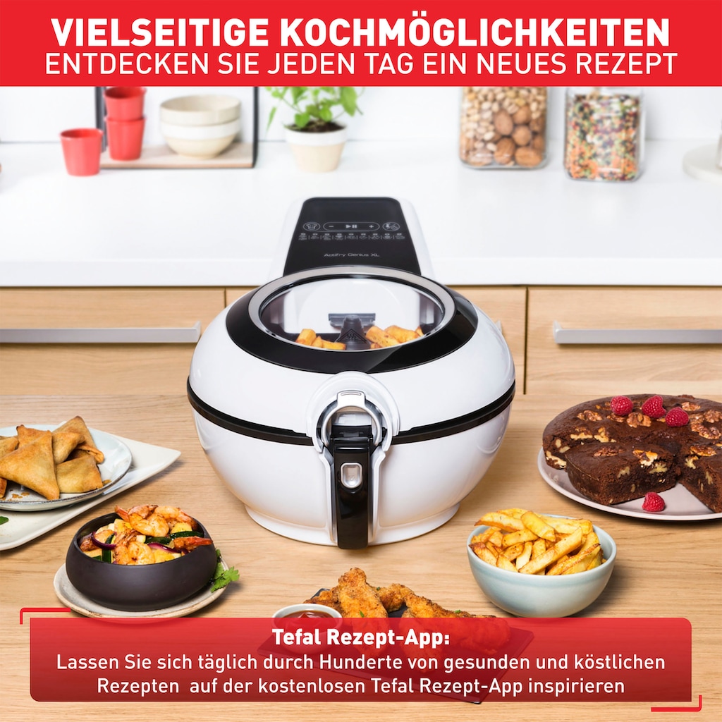 Tefal Heißluftfritteuse »YV9700 ActiFry Genius XL 2in1«, 1500 W, Kapazität 1,7 kg, inkl. Rührarm, 9 aut. Programme, gesund Frittieren