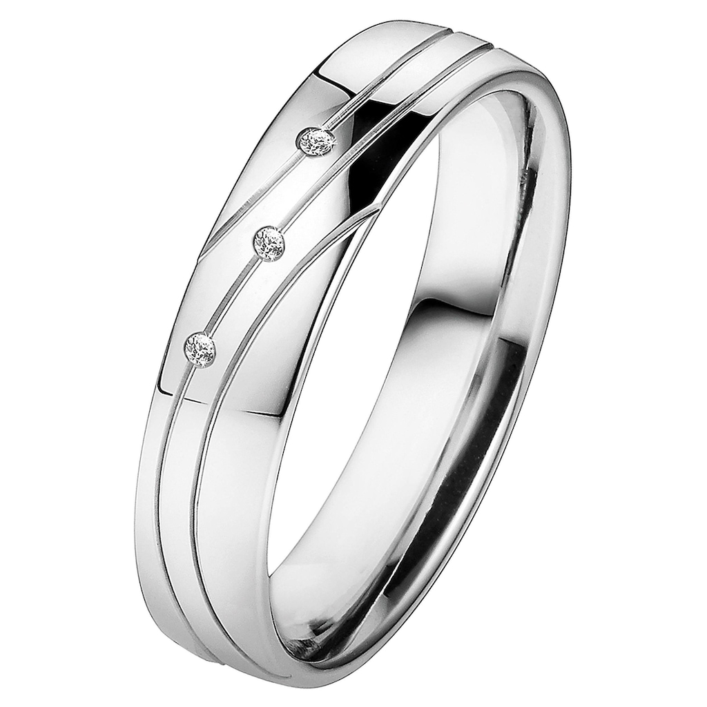 DOOSTI Trauring »Schmuck Geschenk Silber 925 Trauring Ehering Partnerring LIEBE«