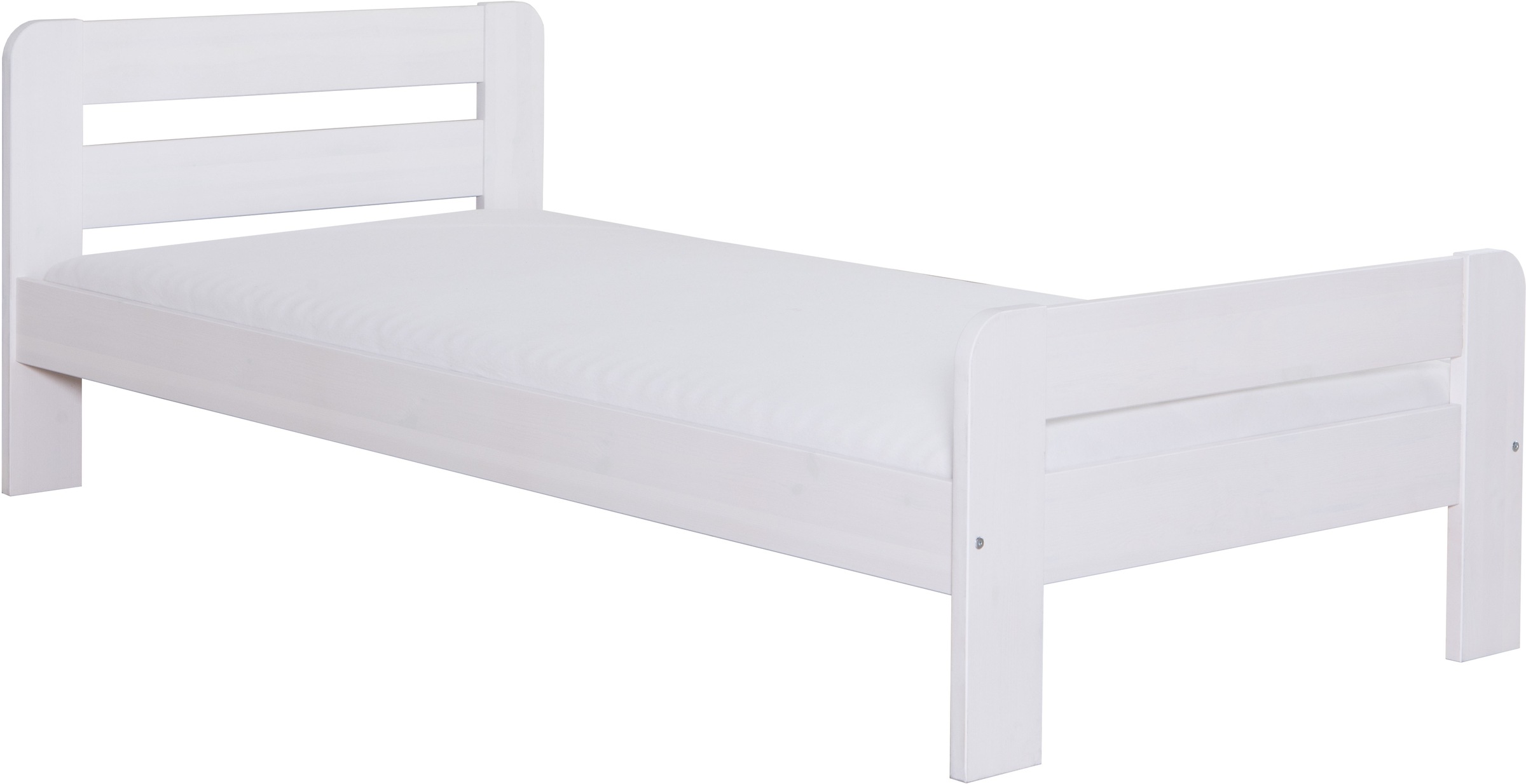 Ticaa Massivholzbett »"Bert", FSC®-zertifiziert (Kiefer), Jugendbett, mit Lattenrost«, (90x200cm, 100x200cm, 140x200cm), ideal für das Kinder- und Jugendzimmer, Massivholz
