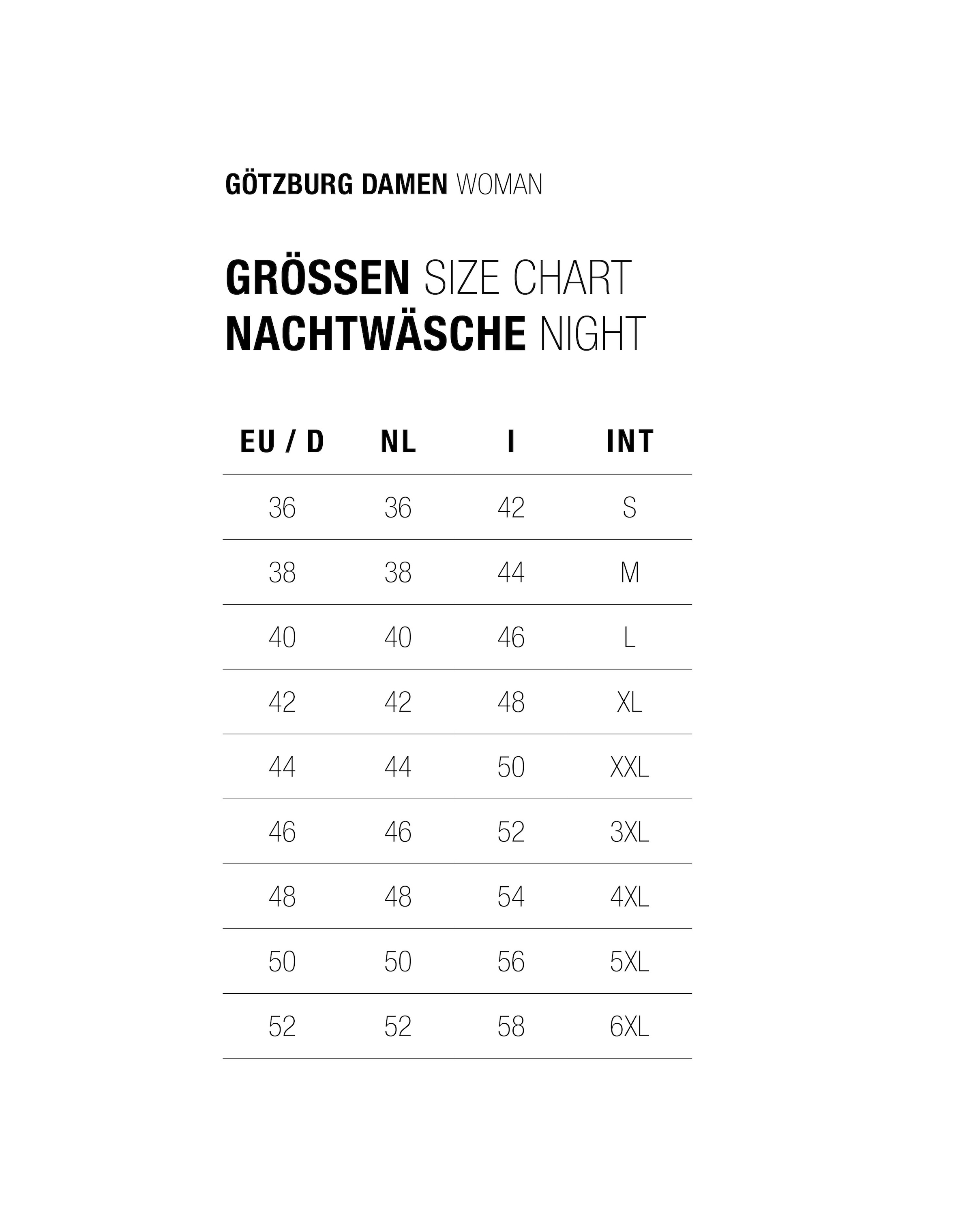 GÖTZBURG Nachthemd, mit wunderschönem, floralem Print für stylische Nächte