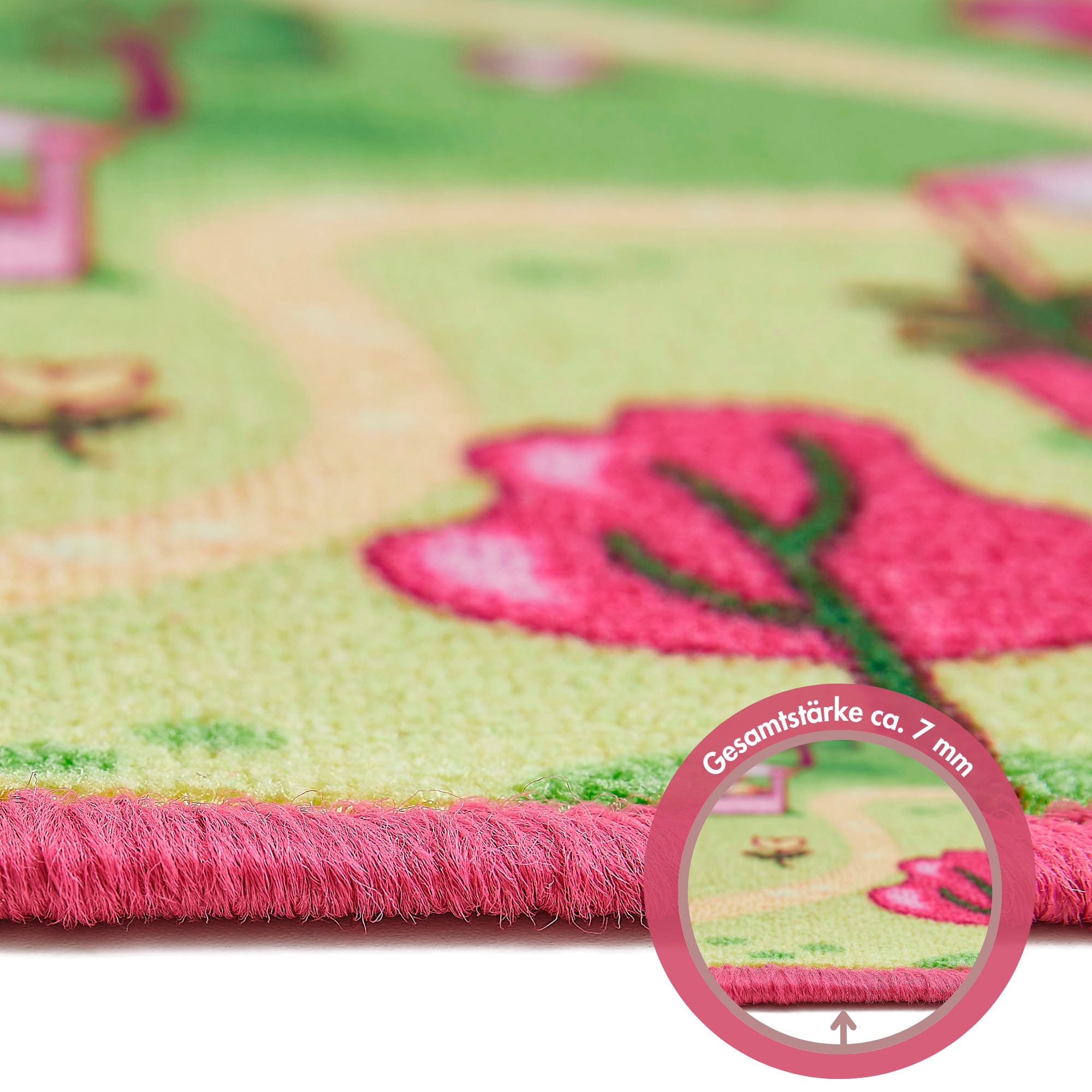 Andiamo Kinderteppich »Straße Lagerräumung«, rechteckig, 7 mm Höhe, Straßen-Spiel-Teppich, Sonderposten, für Mädchen & Jungen