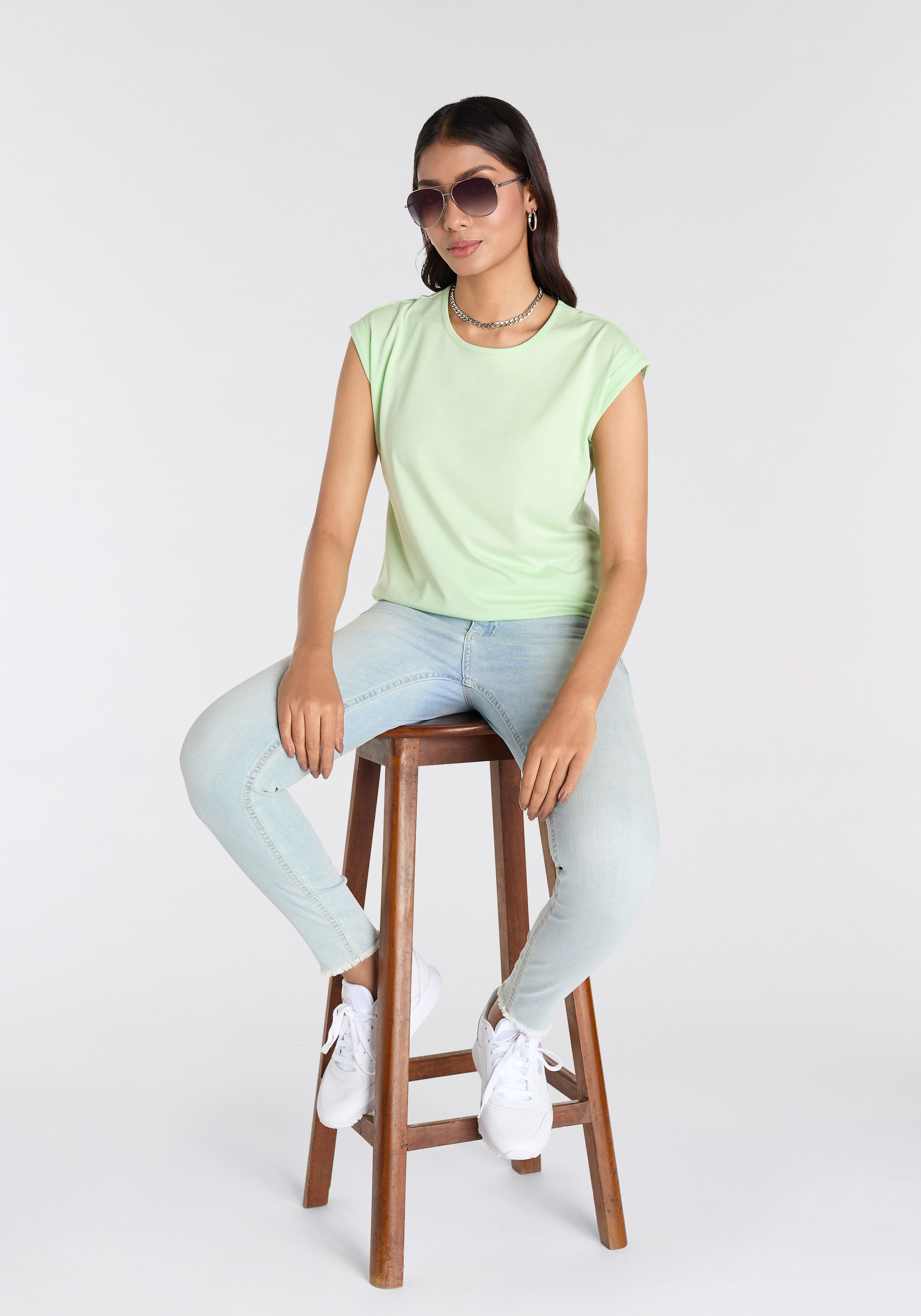 Laura Scott T-Shirt, (4-er Pack), in modernen Farben