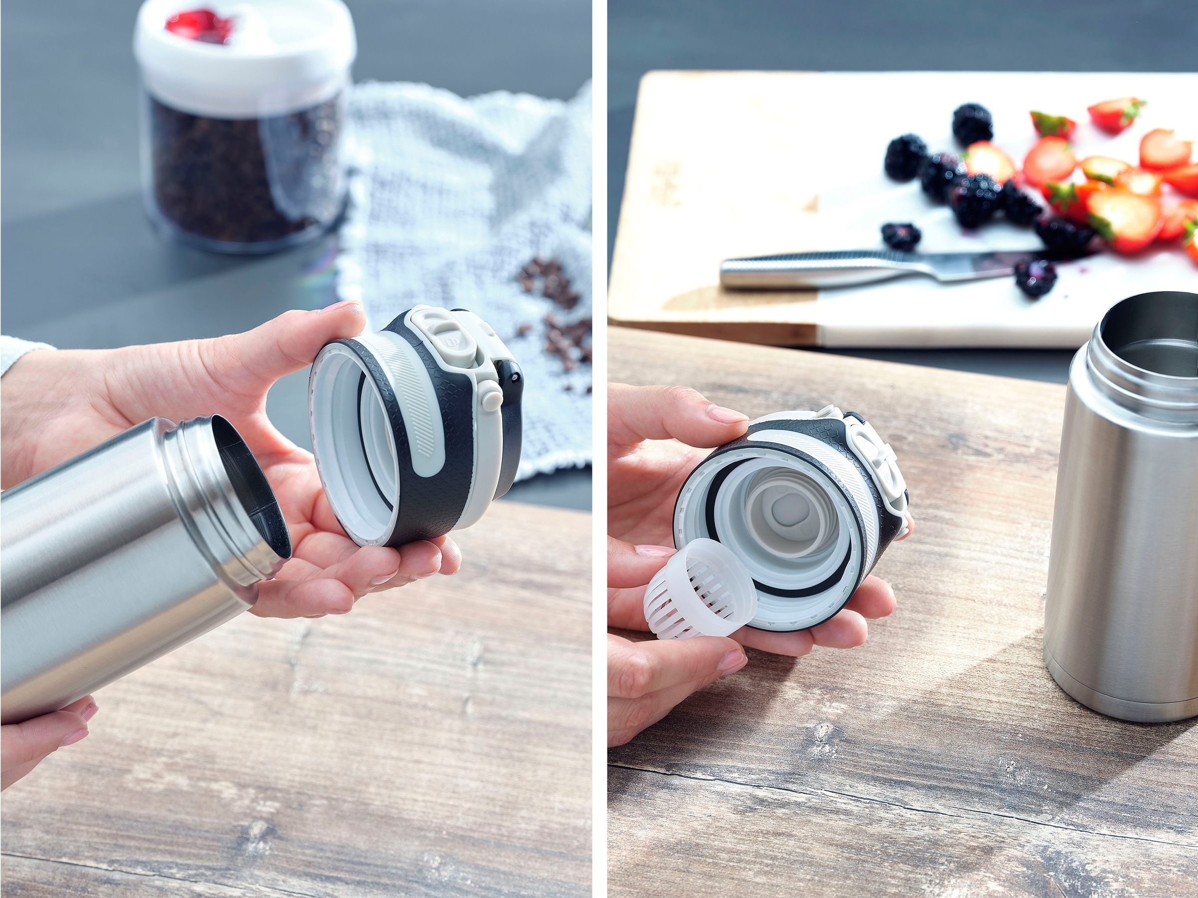 Leifheit Thermoflasche »Flip«, 350 ml