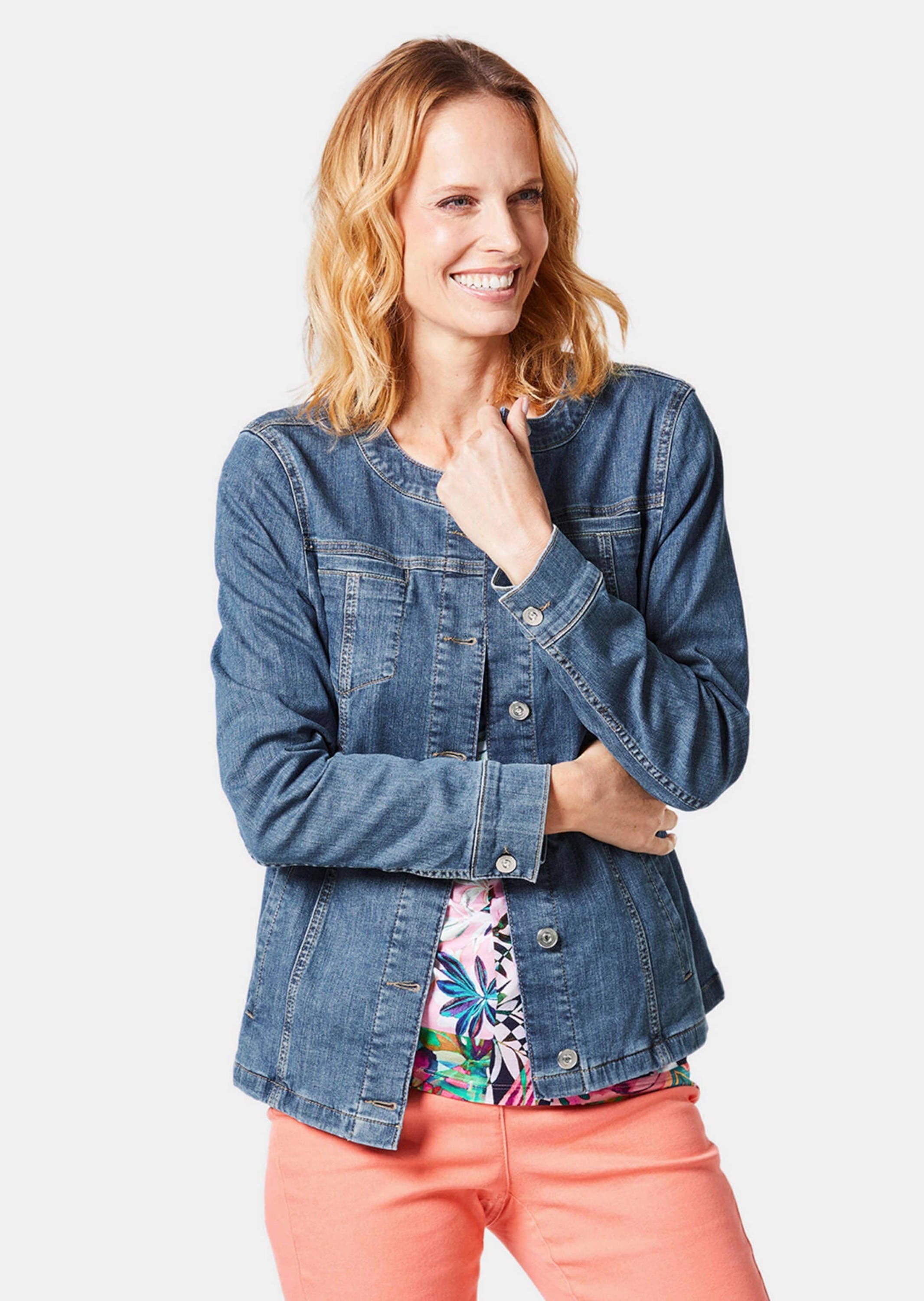 GOLDNER Kurzjacke »Jeansjacke Modische Freizeitjacke«