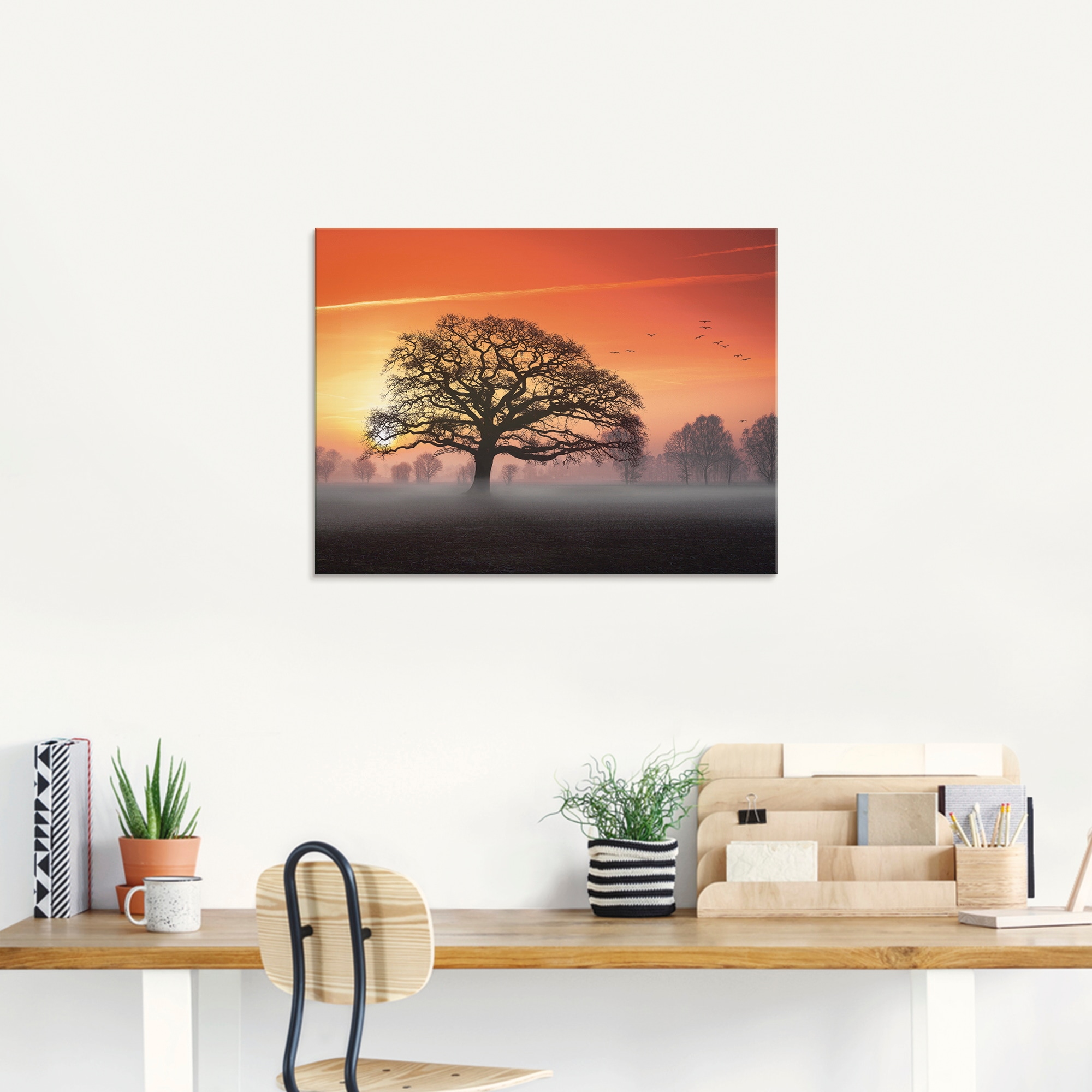 Artland Glasbild »Filigran und mehr...« Bäume 1 Stk. tlg. in verschiedenen Größen