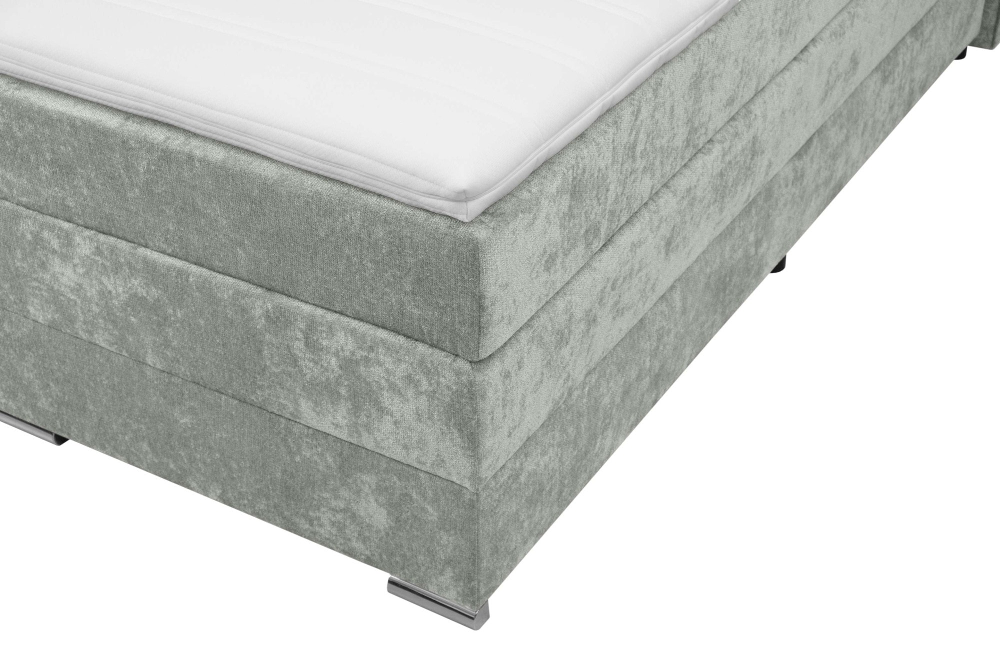 Home affaire Boxspringbett »Romeo, Doppel- & Polsterbett, Federkernbett, Komfortbett, 160, 180 cm« inkl. 6 cm Topper, zwei Bettkästen, Taschen-Federkernmatratze in H4