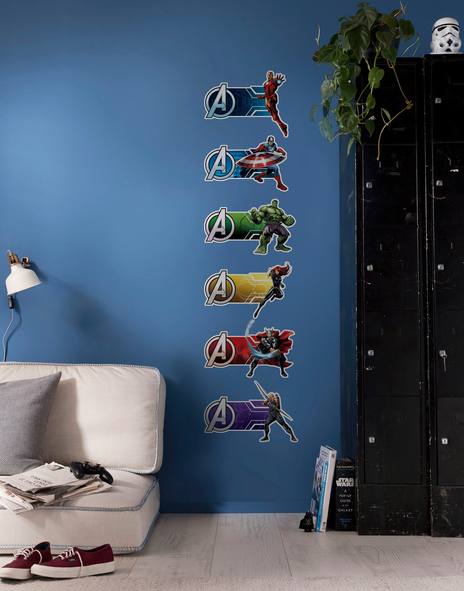 Komar Wandtattoo »Avengers Plates«, (7 St.), 100x70 cm (Breite x Höhe), selbstklebendes  Wandtattoo online kaufen | mit 3 Jahren XXL Garantie