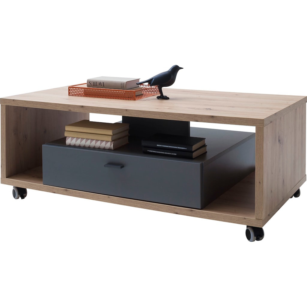 MCA furniture Couchtisch »Lizzano«, Landhausstil, Wohnzimmertisch bis 50 Kg belastbar, Tisch 115 cm breit