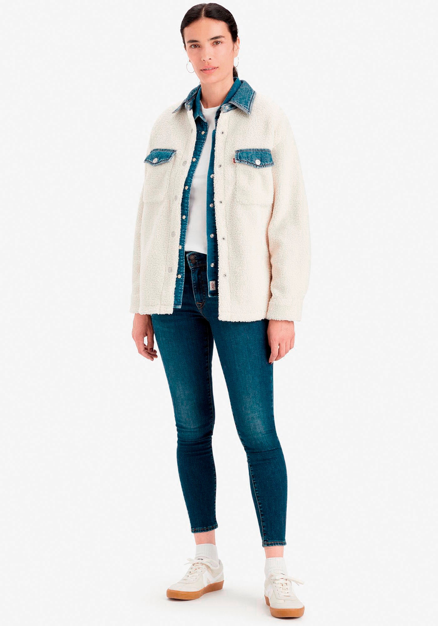 Levi's® Röhrenjeans »711 DOUBLE BUTTON«