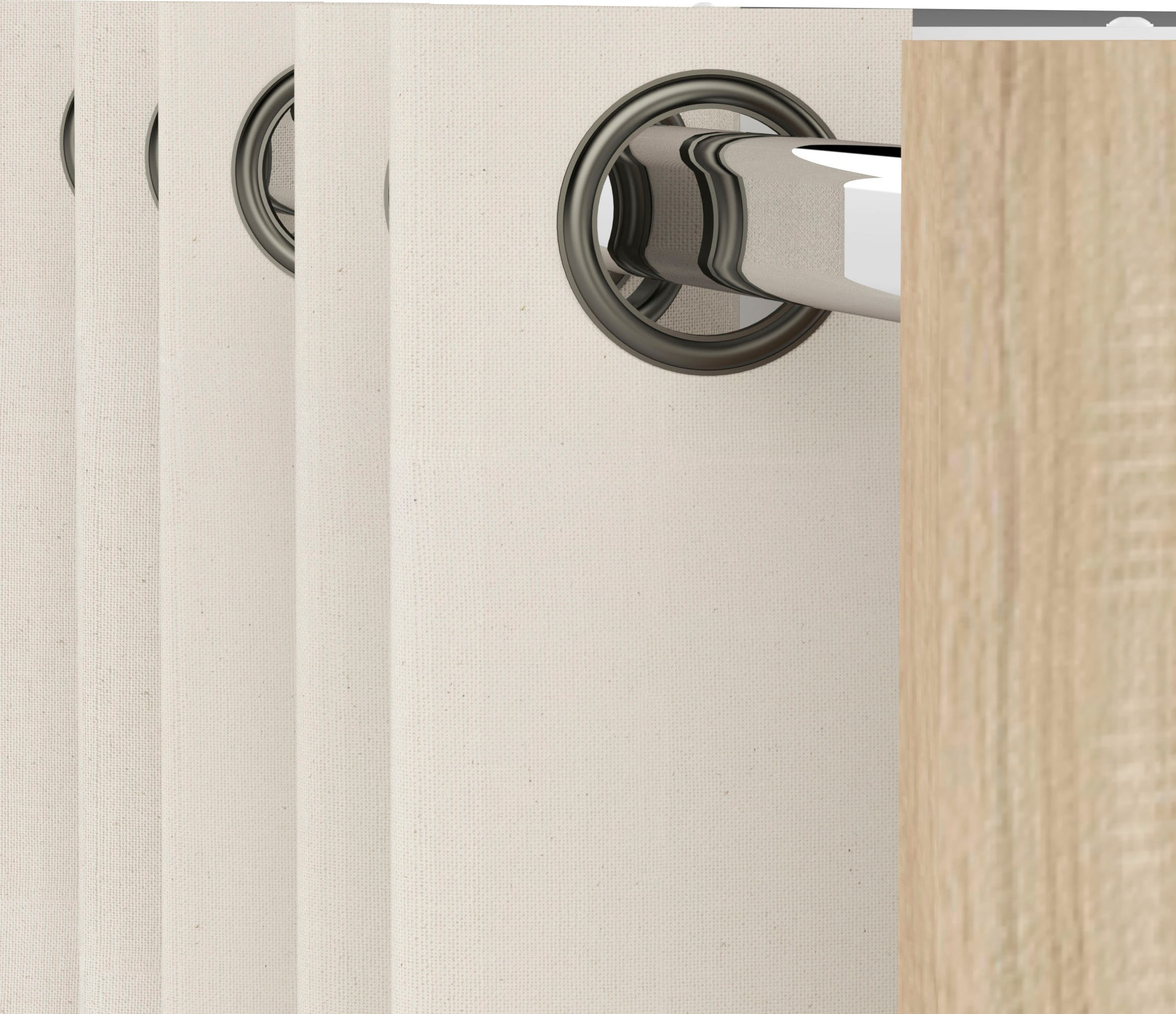 TemaHome Garderobenschrank »TOM«, Schrank mit Vorhang, ausziehbar auf Breite 185,3 cm