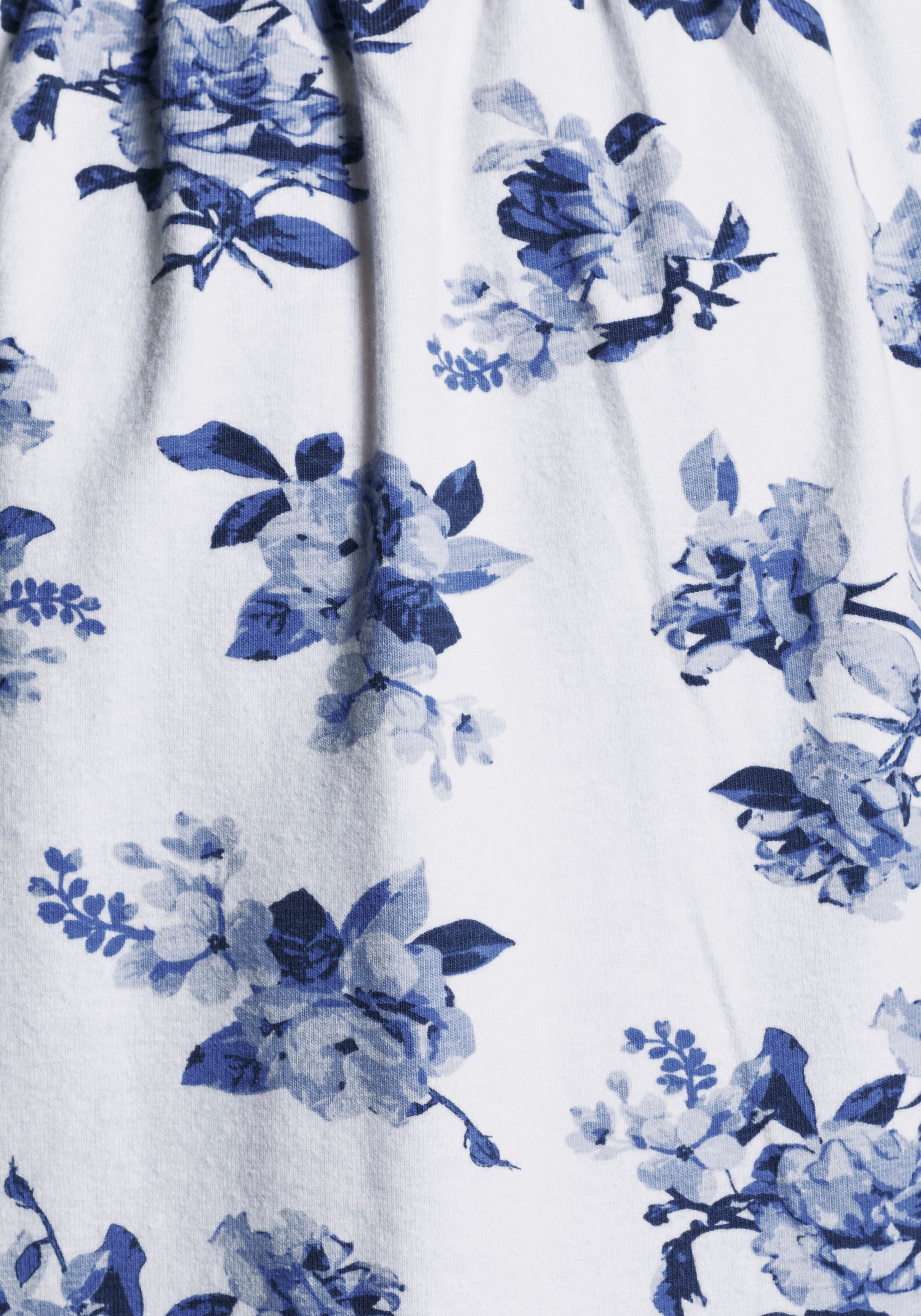 KangaROOS Carmenshirt »Kangaroos Mädchen« Kurzarm,  dynamische Passform,  Allover-Druck,  Carmenausschnitt