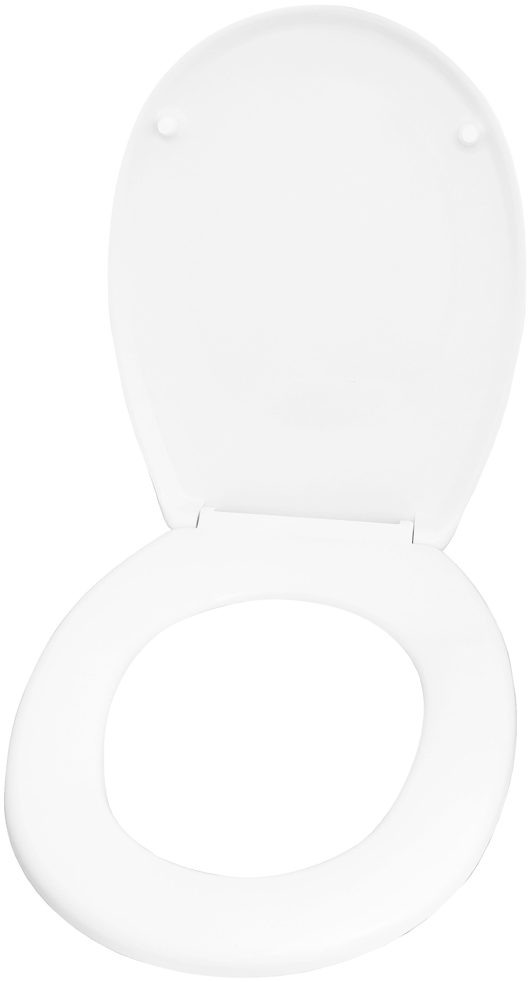 CORNAT WC-Sitz »Klassisch weißer Look - Pflegeleichter Duroplast« Schlichtes Design passt in jedes Badezimmer / Toilettensitz