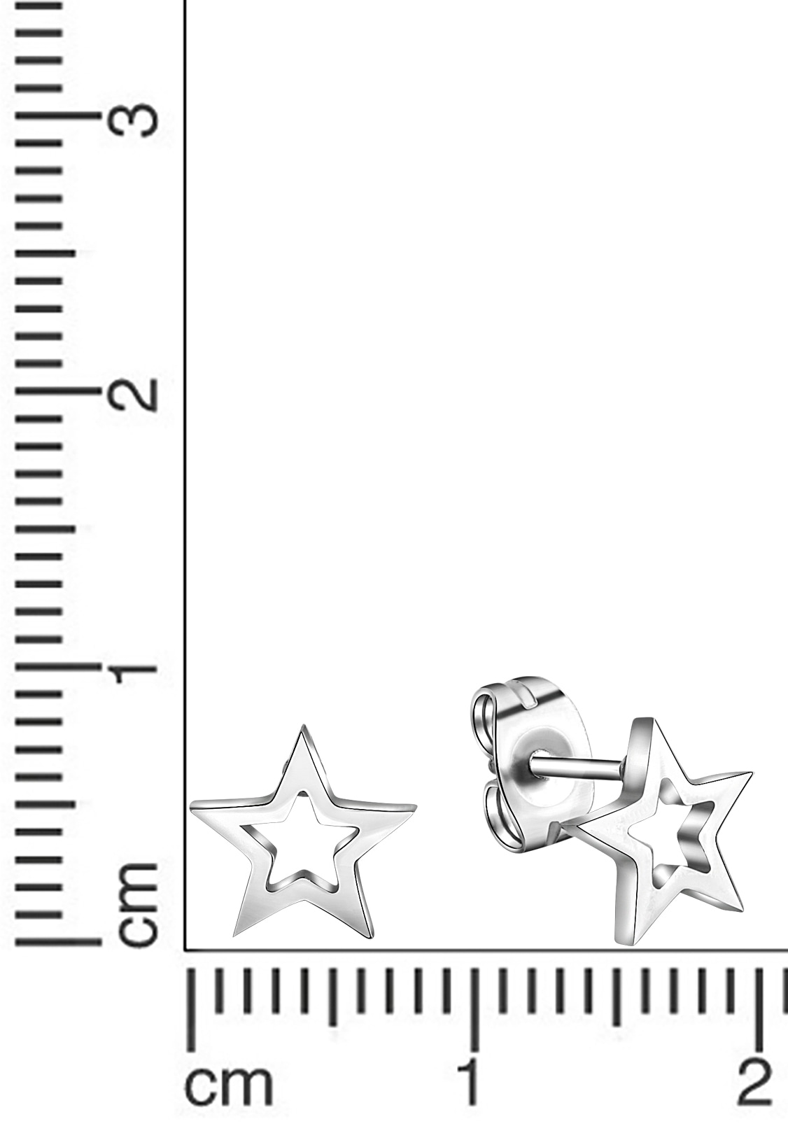 Firetti Paar Ohrstecker »Schmuck Geschenk Ohrschmuck Stern«