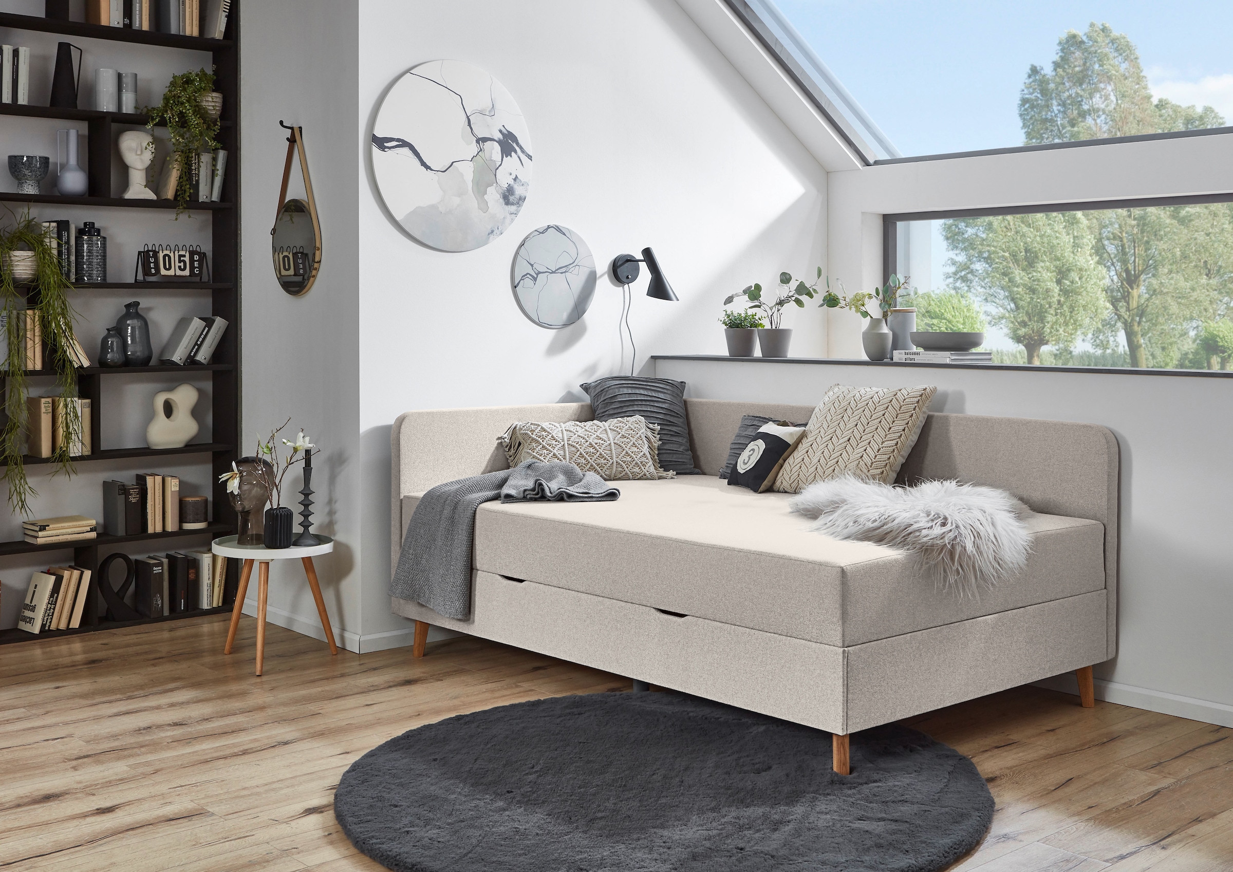 meise.möbel Polsterliege »Cabana«, inkl. Matratze und Bettkasten