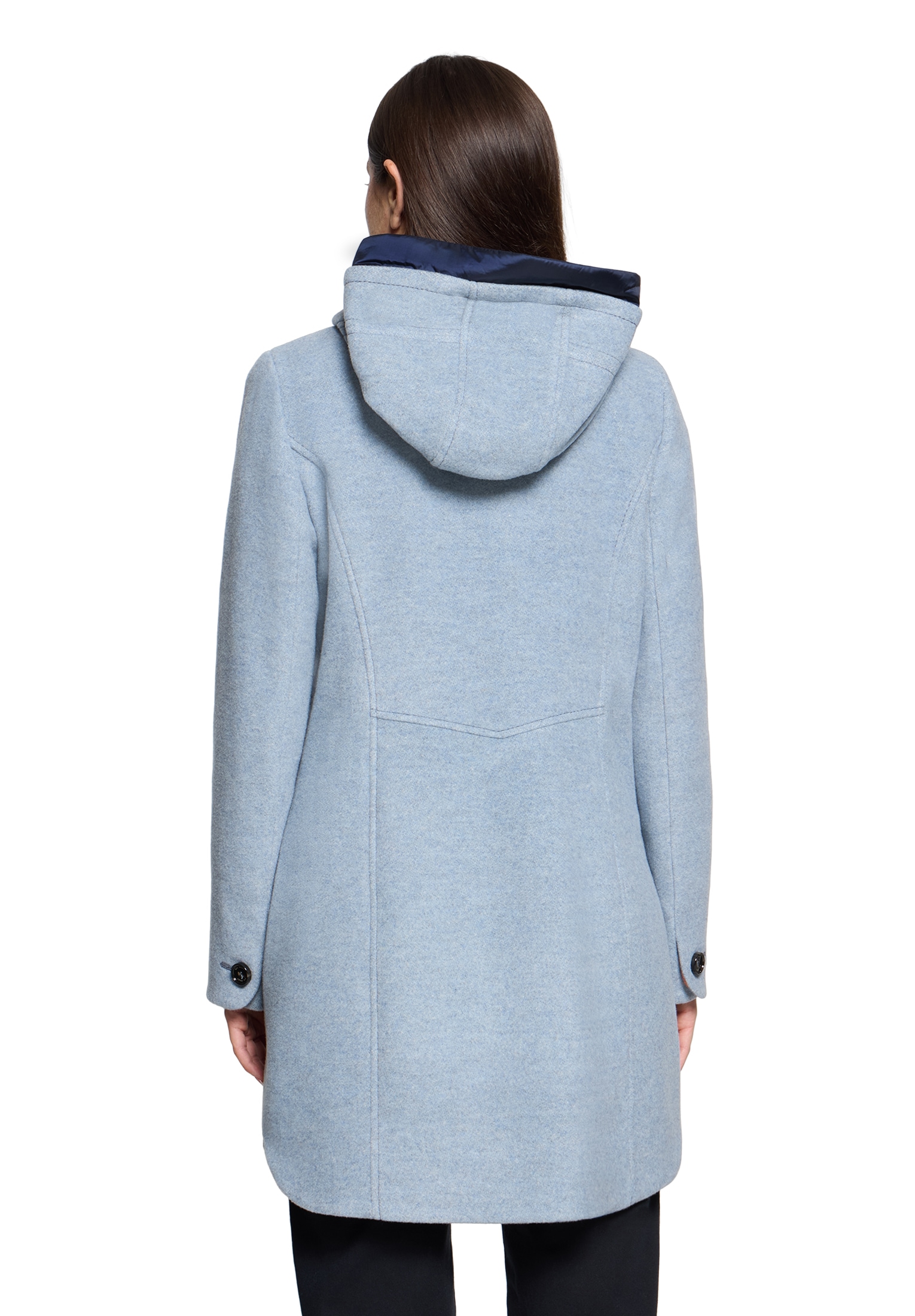 Gil Bret Wollmantel , mit Kapuze und aus einer Wollmischung
