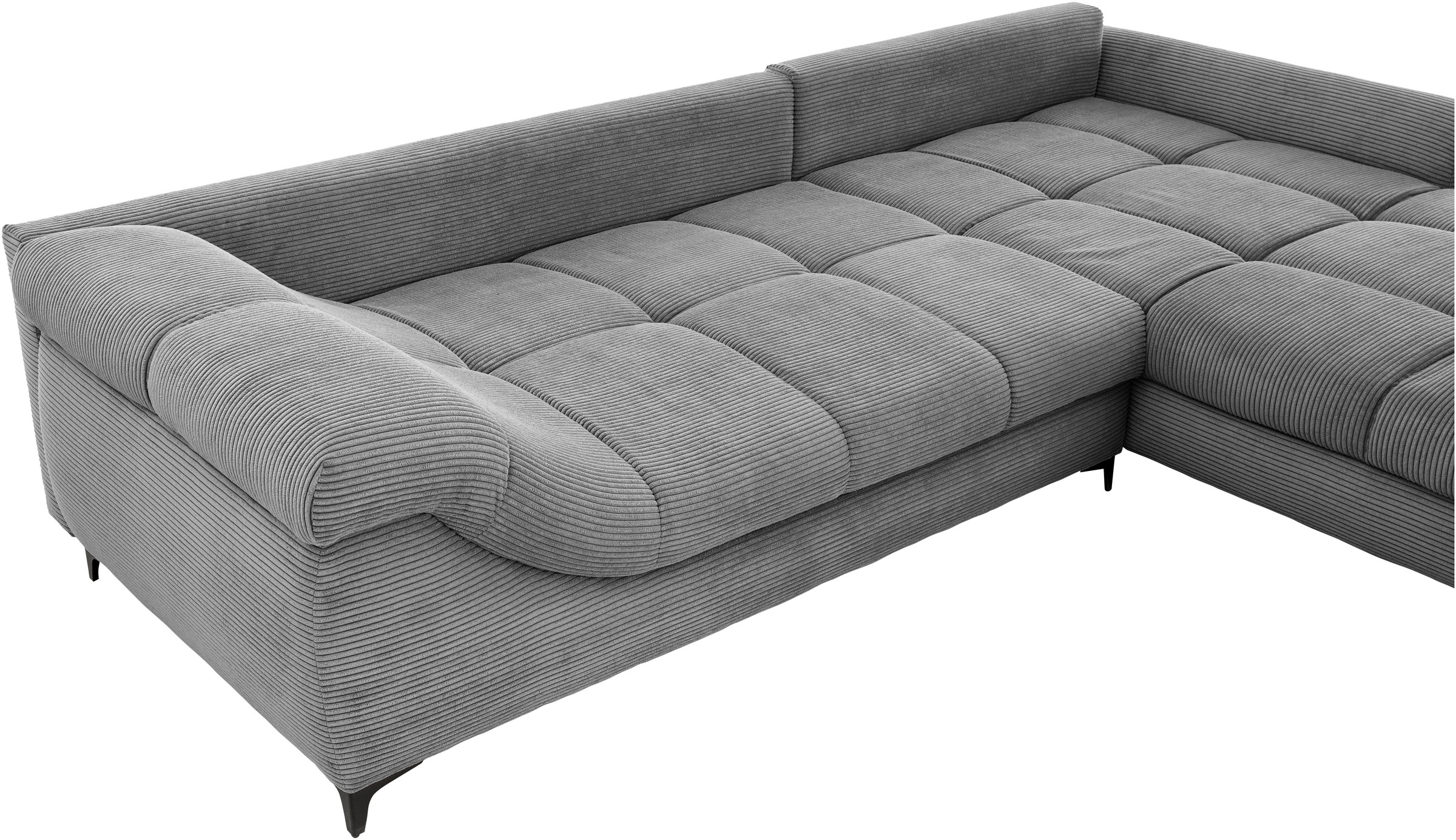 Mr. Couch Ecksofa »Ronaldo, L-Form, wahlweise mit Kaltschaum«, mit Kaltschaum, bis 140 kg pro Sitzplatz belastbar