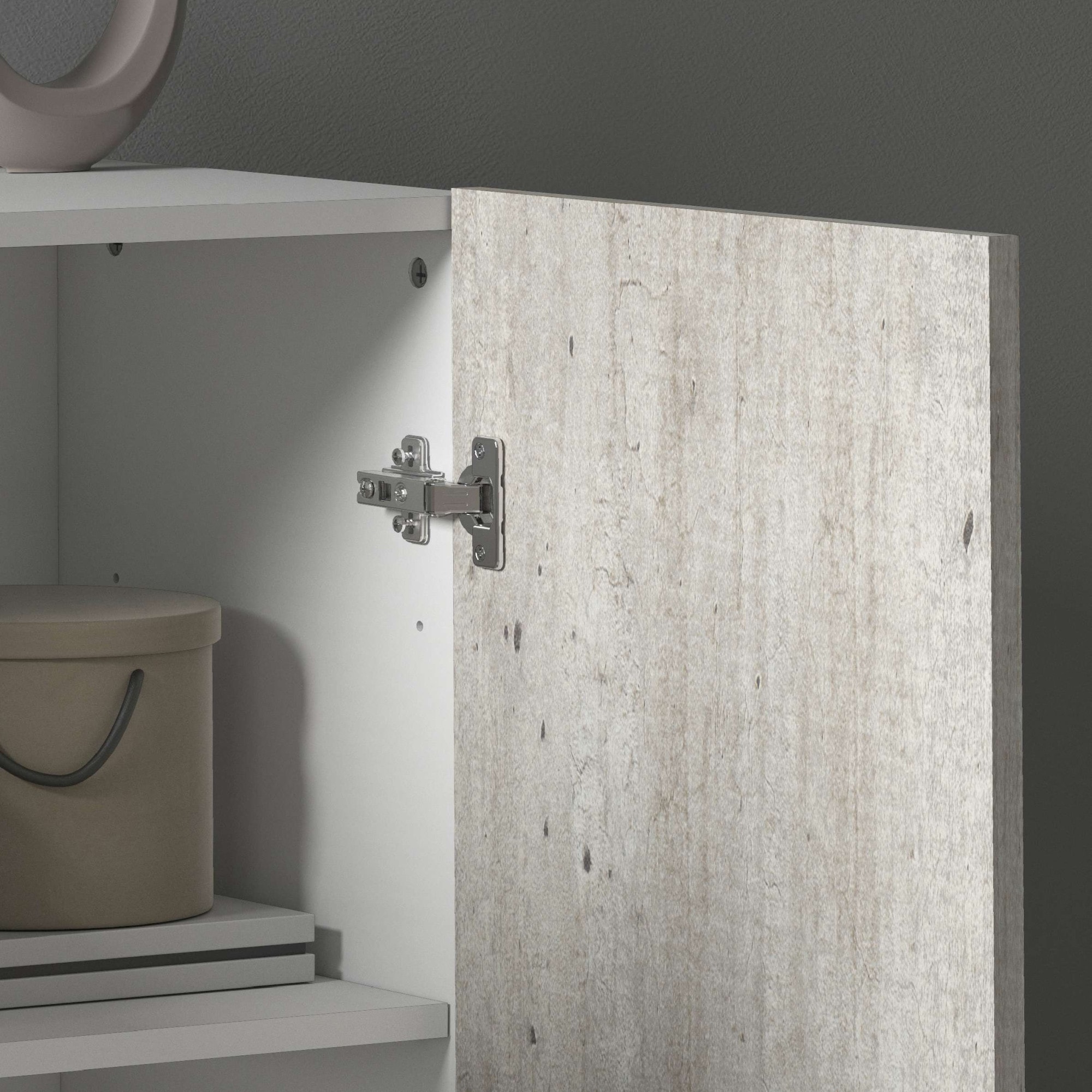 INOSIGN Aktenschrank »Coro, Mehrzweckschrank, Büroschrank mit 2 Türen« & verstellbare Einlegeböden, Höhe 86 oder 166 cm, Made in Italy