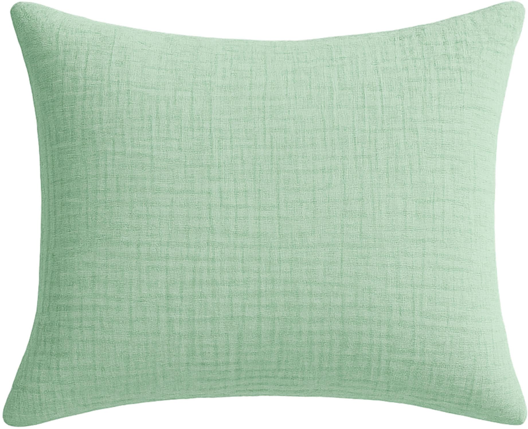 Wolkenfeld Kissenbezug "Wolkenfeld Musselin Kissenbezug 40x80 - 80x80 cm mit Reißverschluss" aus 100% Baumwolle – Weich, Atmungsaktiv & Hautfreundlich