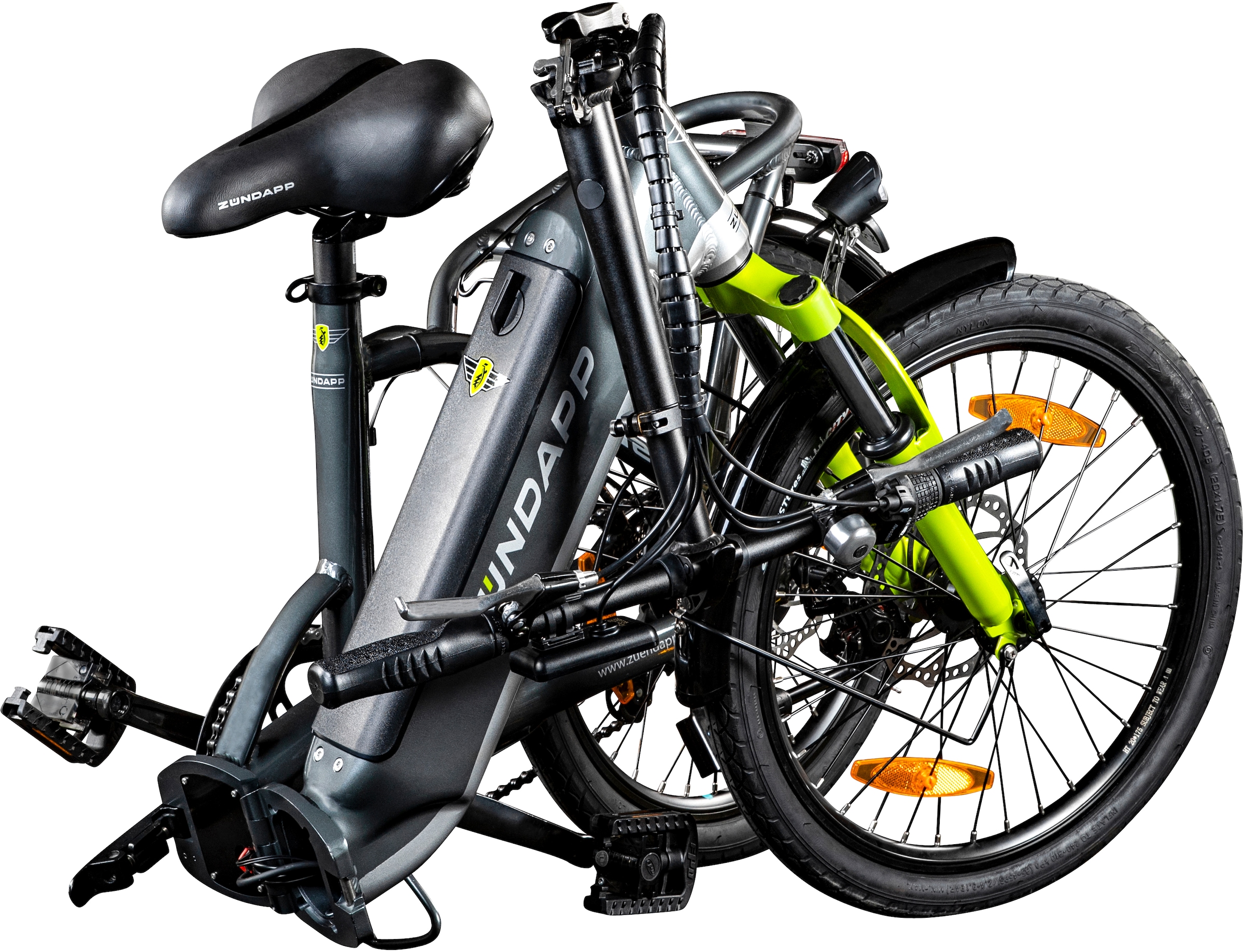 Zündapp E-Bike »ZT20R«, 6 Gang, Heckmotor 486 W, Pedelec, Elektrofahrrad für Damen u. Herren, Faltrad
