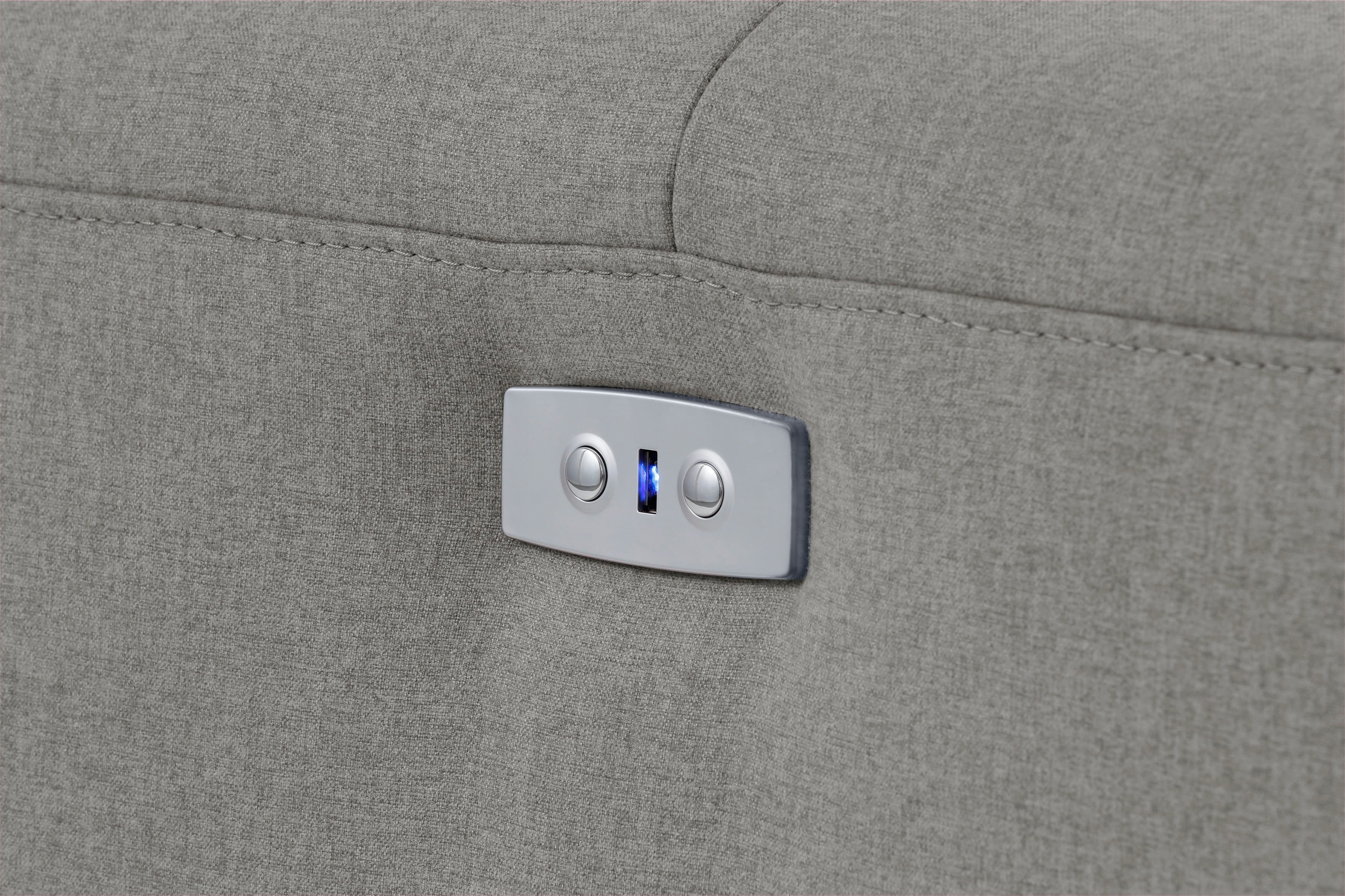Home affaire Ecksofa »Sentrano, L-Form,«, 275 cm, man. o. elektr. Relaxfunktion und USB/Kopfverstellung