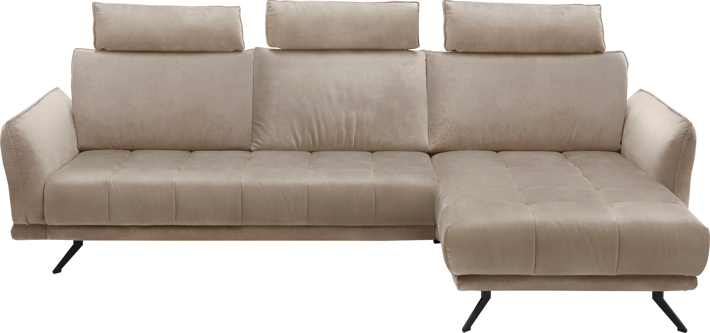 Die PlanBar Ecksofa »MP-IN20041 L-Form«, optional Sitztiefenverstellung und Kopfstützen