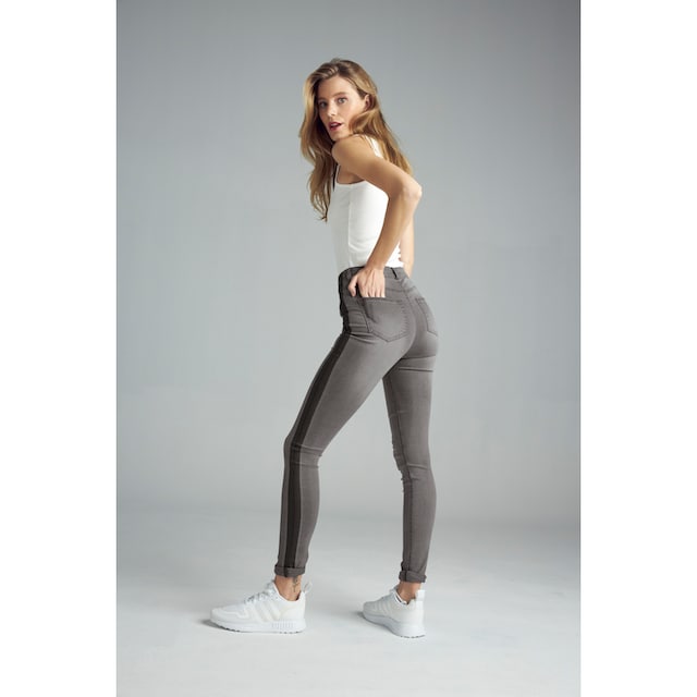 Arizona Skinny-fit-Jeans »Ultra Stretch«, High Waist mit seitlichem Streifen  bei ♕