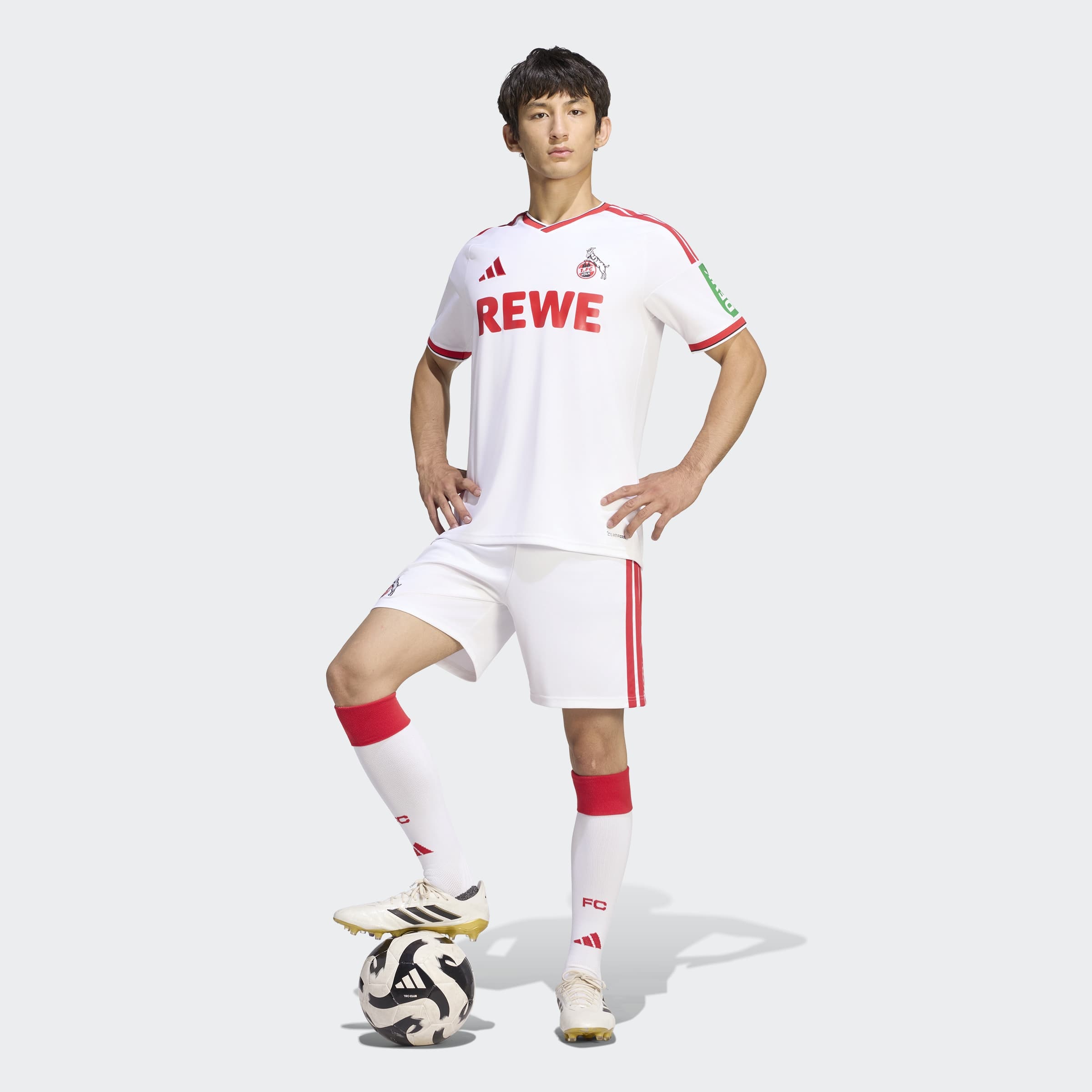 adidas Performance Fußballtrikot »1. FC KÖLN 26/27 HEIMTRIKOT« mit Climacool®-Technologie, mit V-Ausschnitt, mit Thermodruck-Detail