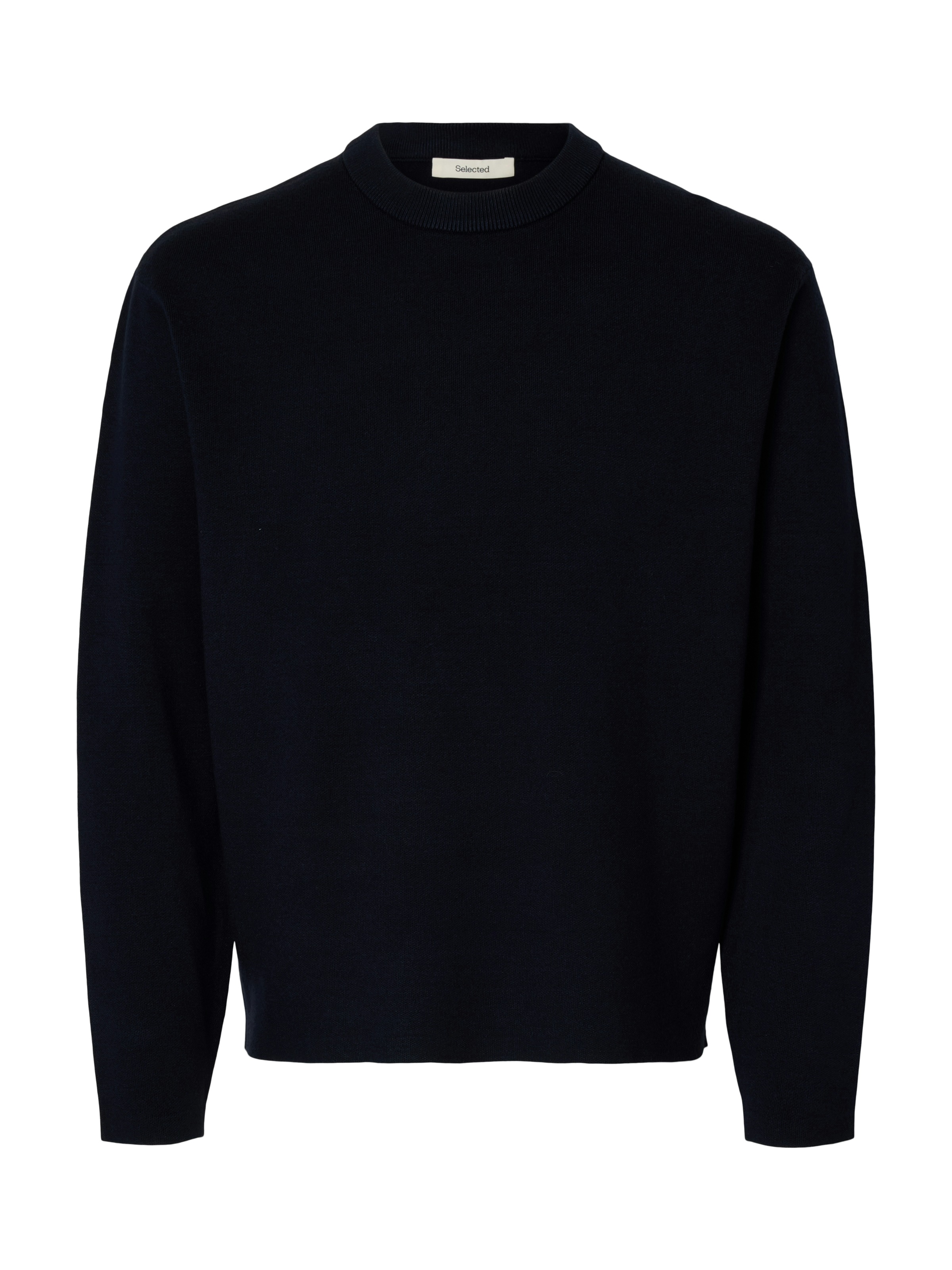 SELECTED Rundhalspullover »SLMTELLER FN CREW NECK NOOS« Viskosemischung, regular fit