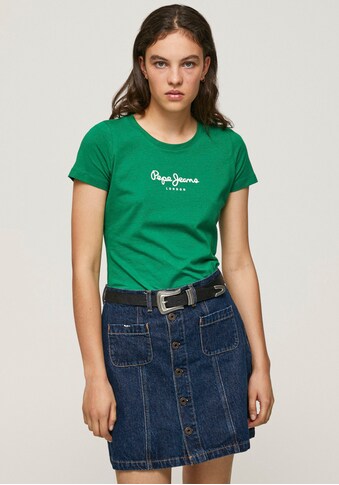 Pepe Jeans T-Shirt »VIOLETTE«, in figurbetonter Passform und in schlichter unifarbener... kaufen