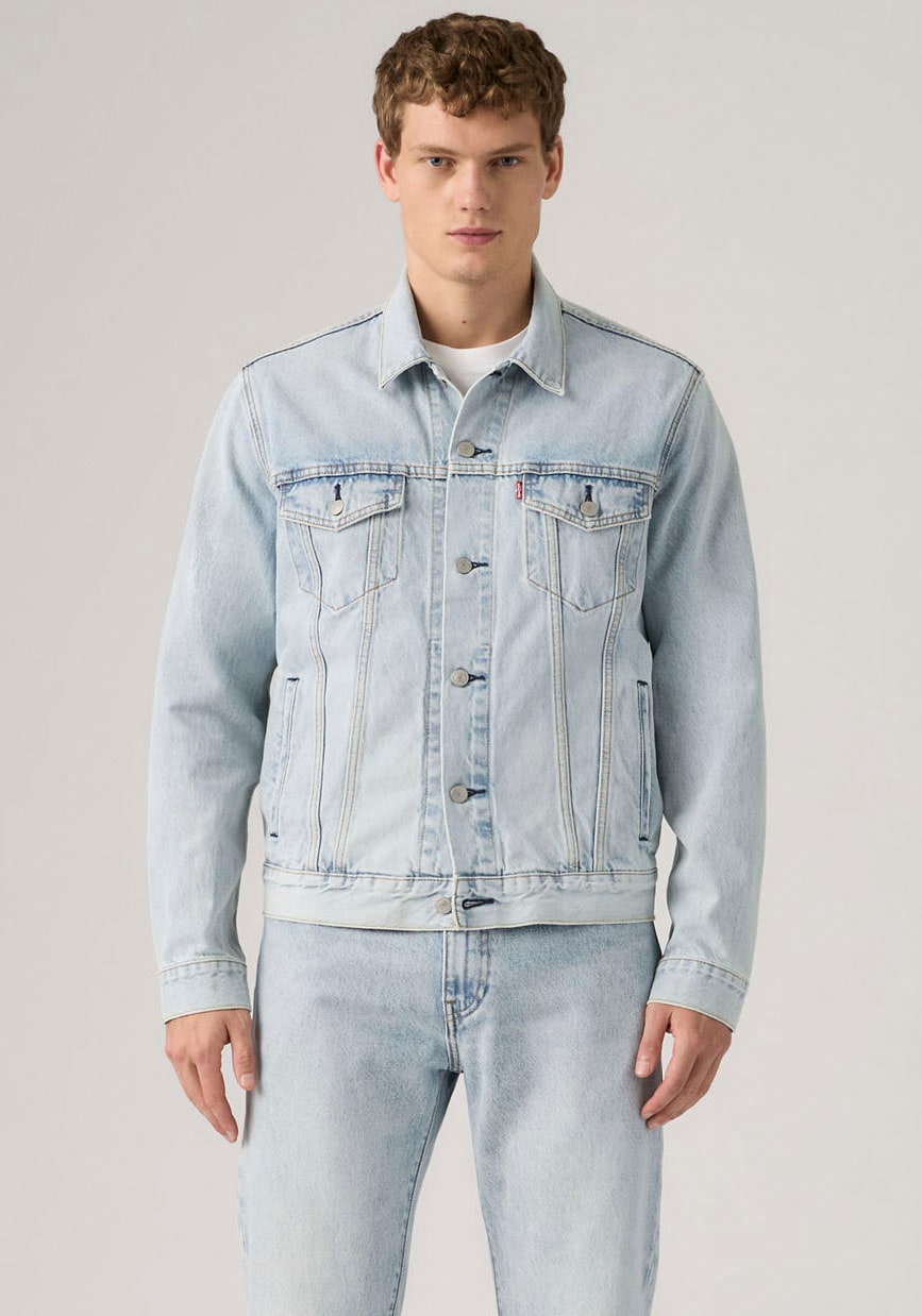 Levi's® Jeansjacke »VINTAGE FIT TRUCKER JKT« ohne Kapuze mit Knopfleiste