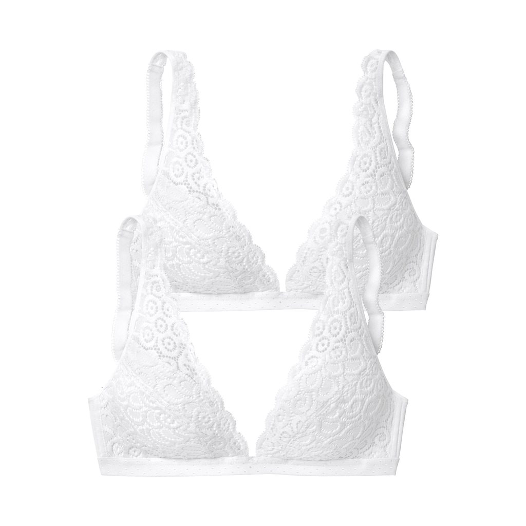 petite fleur Bralette-BH, (Packung, 2 Stück)