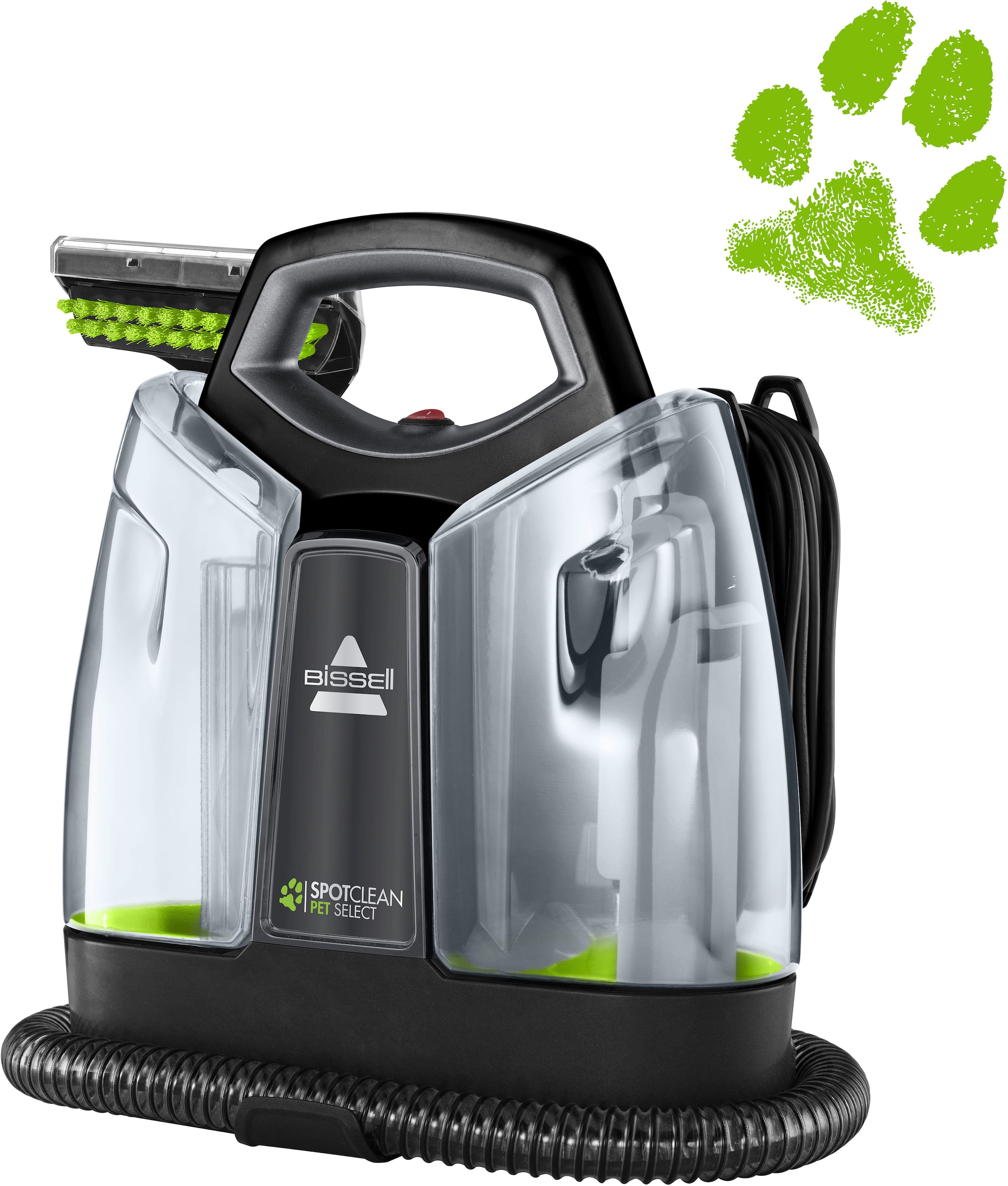 Bissell Wasch-Sauger »37288, SpotClean Pet Select, leicht, kompakt, Haustieraufsatz«, inkl., 12kPa, reinigt Flecken auf Teppich, Polster,Treppe & Autositz