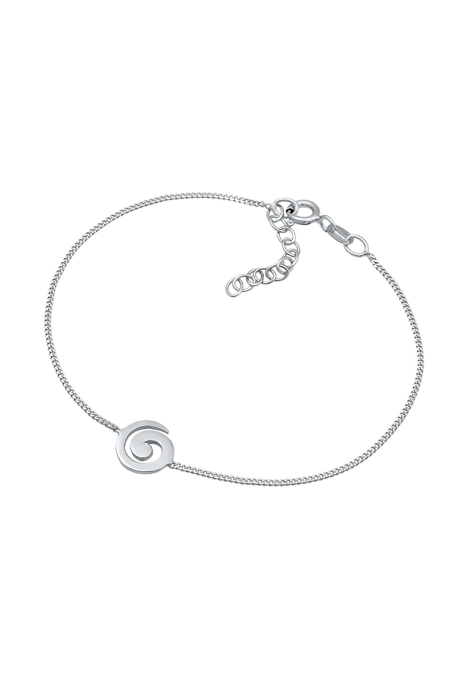Elli Armkette »Armband Spirale Verspielt Basic 925 Silber«