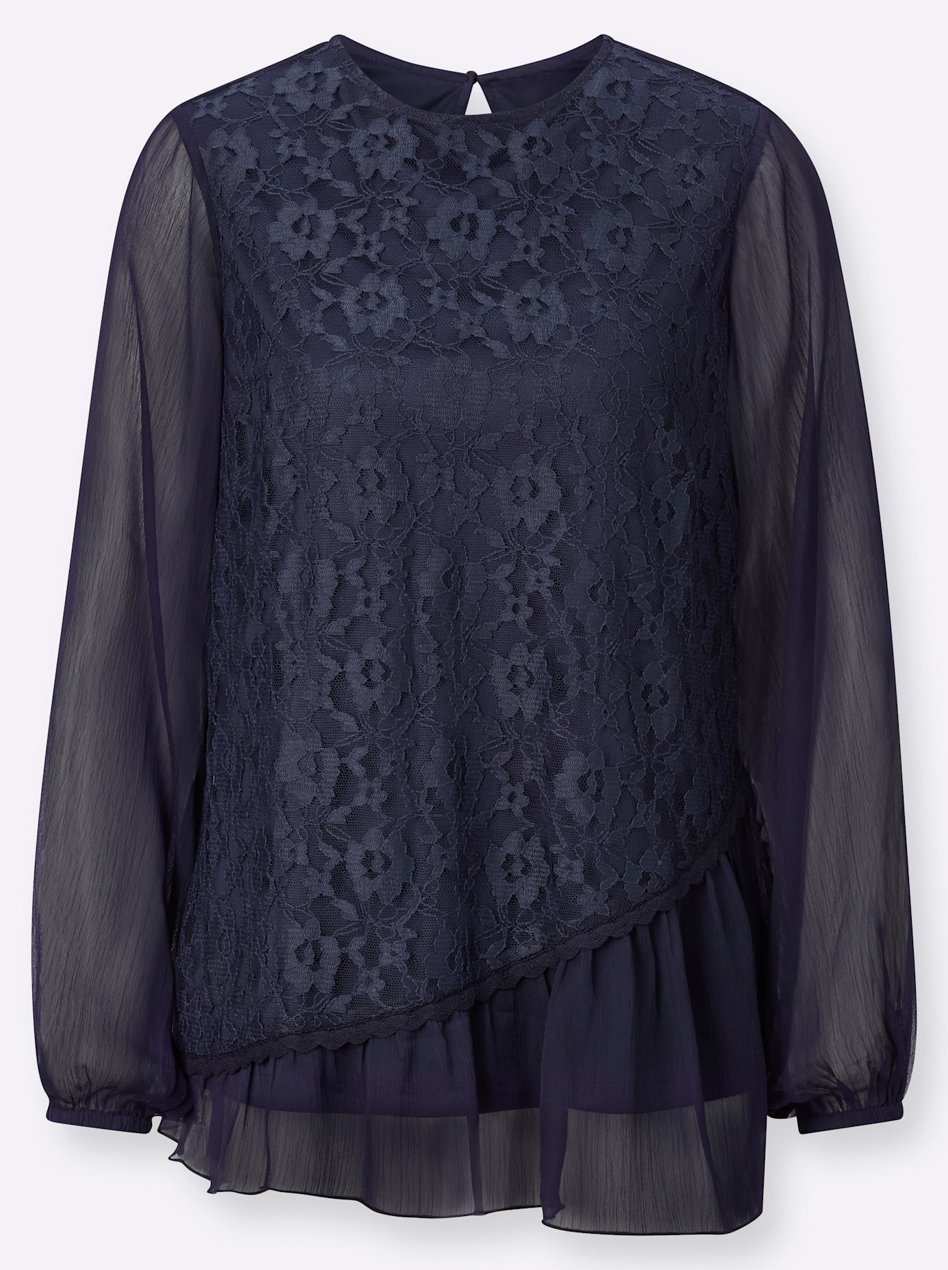 Classic Basics Spitzenbluse