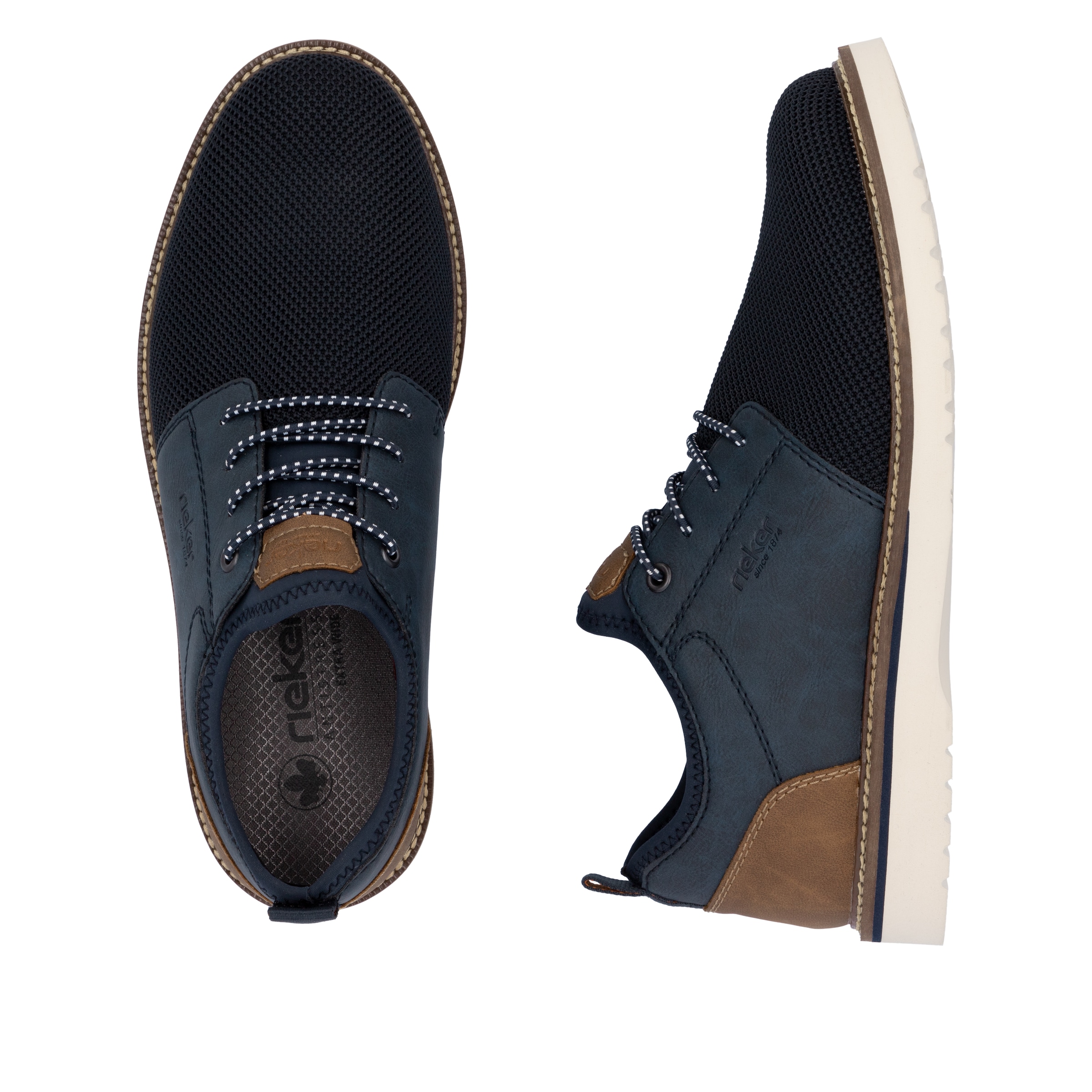Rieker Slip-On Sneaker, Slipper, Schlupfschuh, Freizeitschuh mit praktischer Anziehlasche